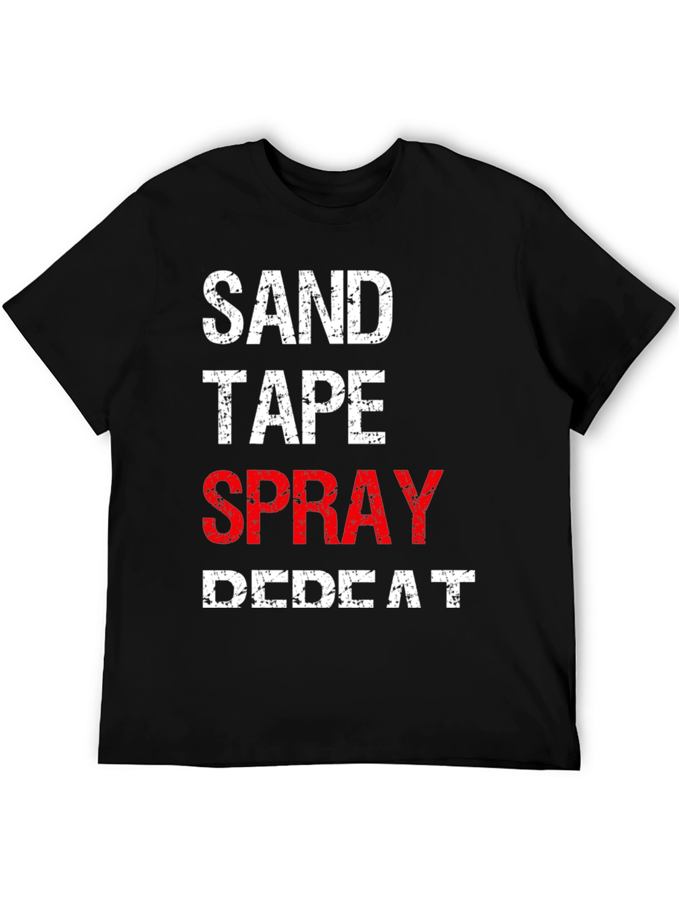 Sand Tape Spray Repeat Graphic Tee