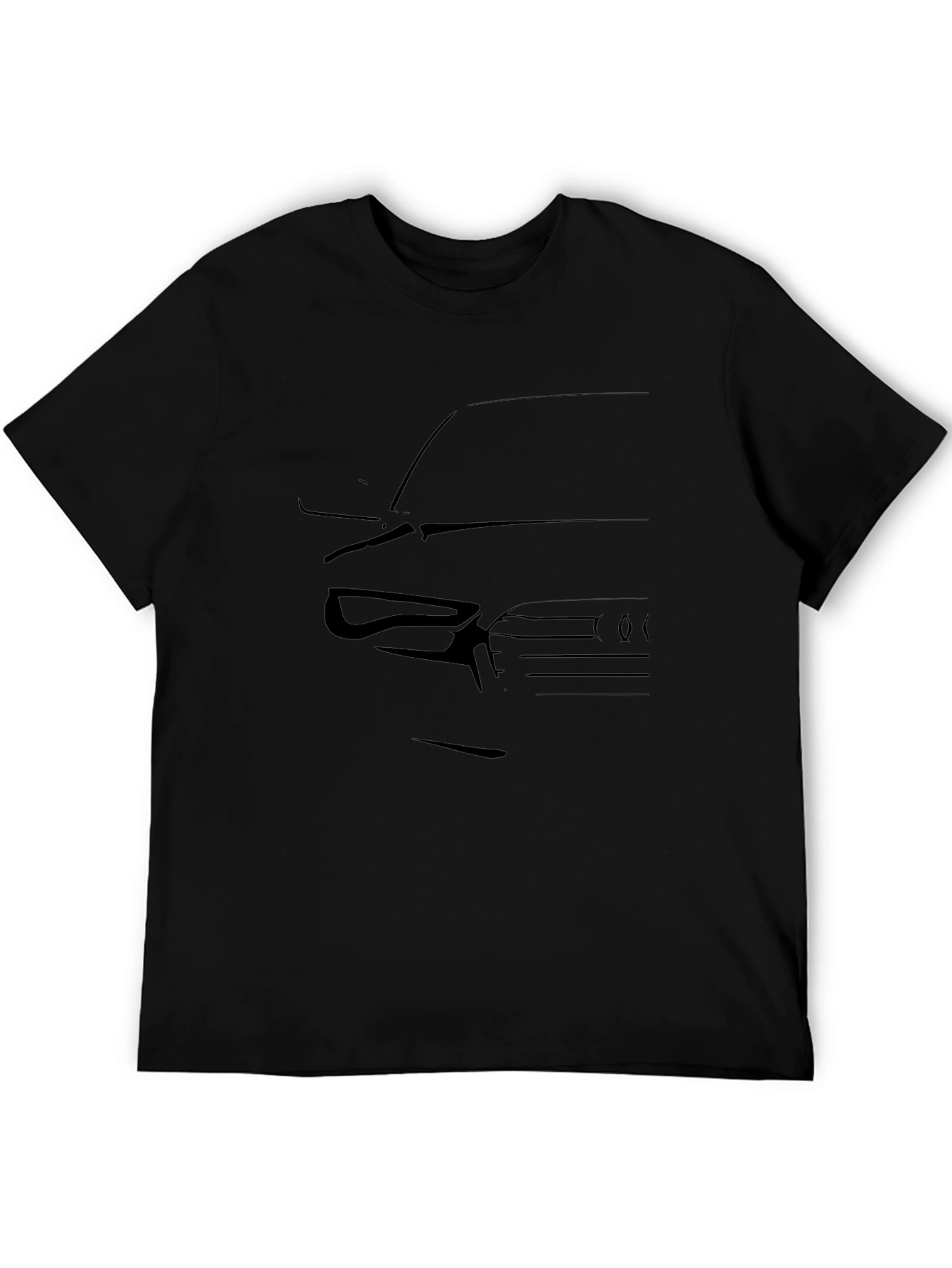 Black Car Silhouette Graphic Tee