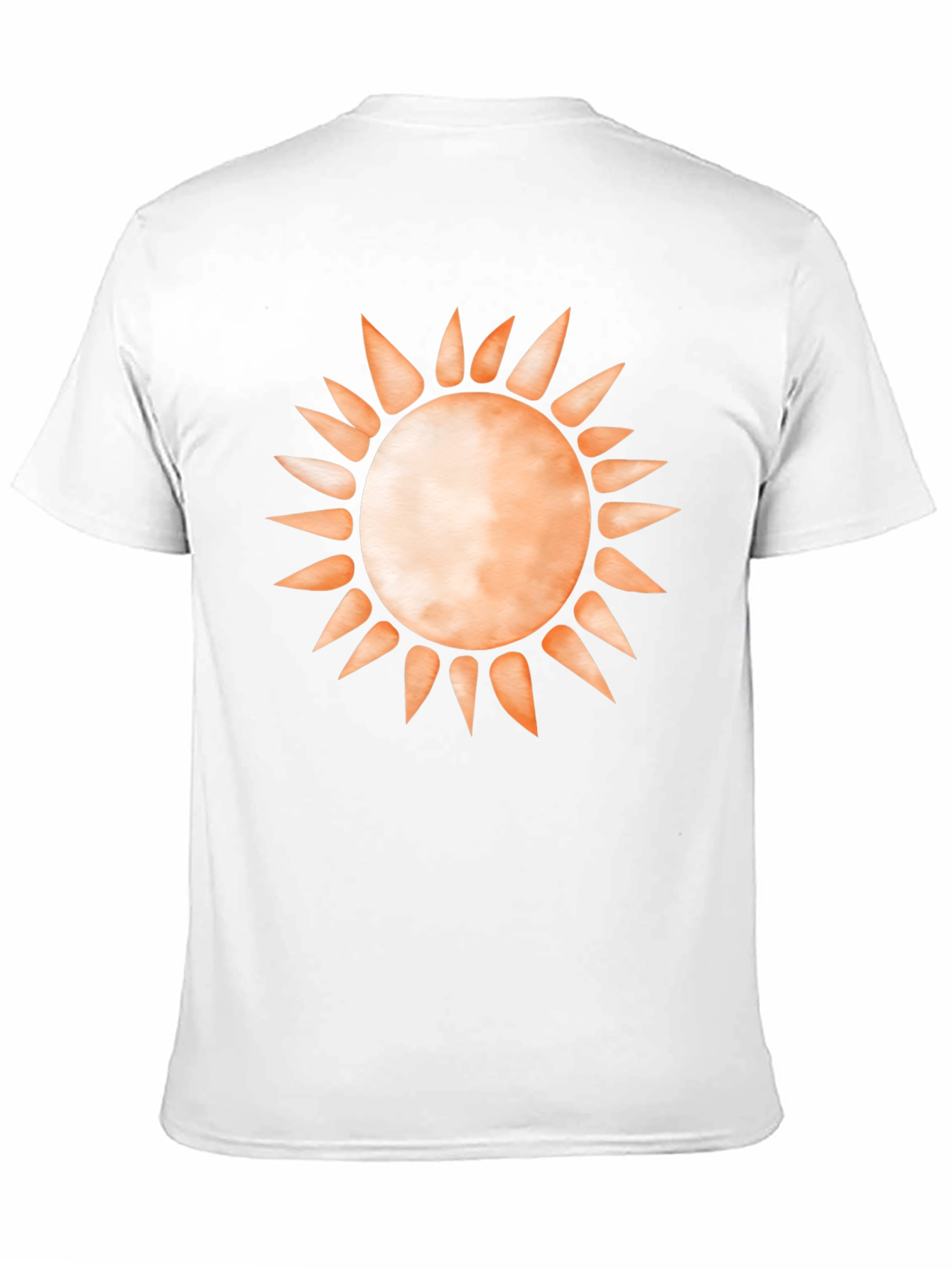 Sun Graphic Tee - Black Cotton Blend