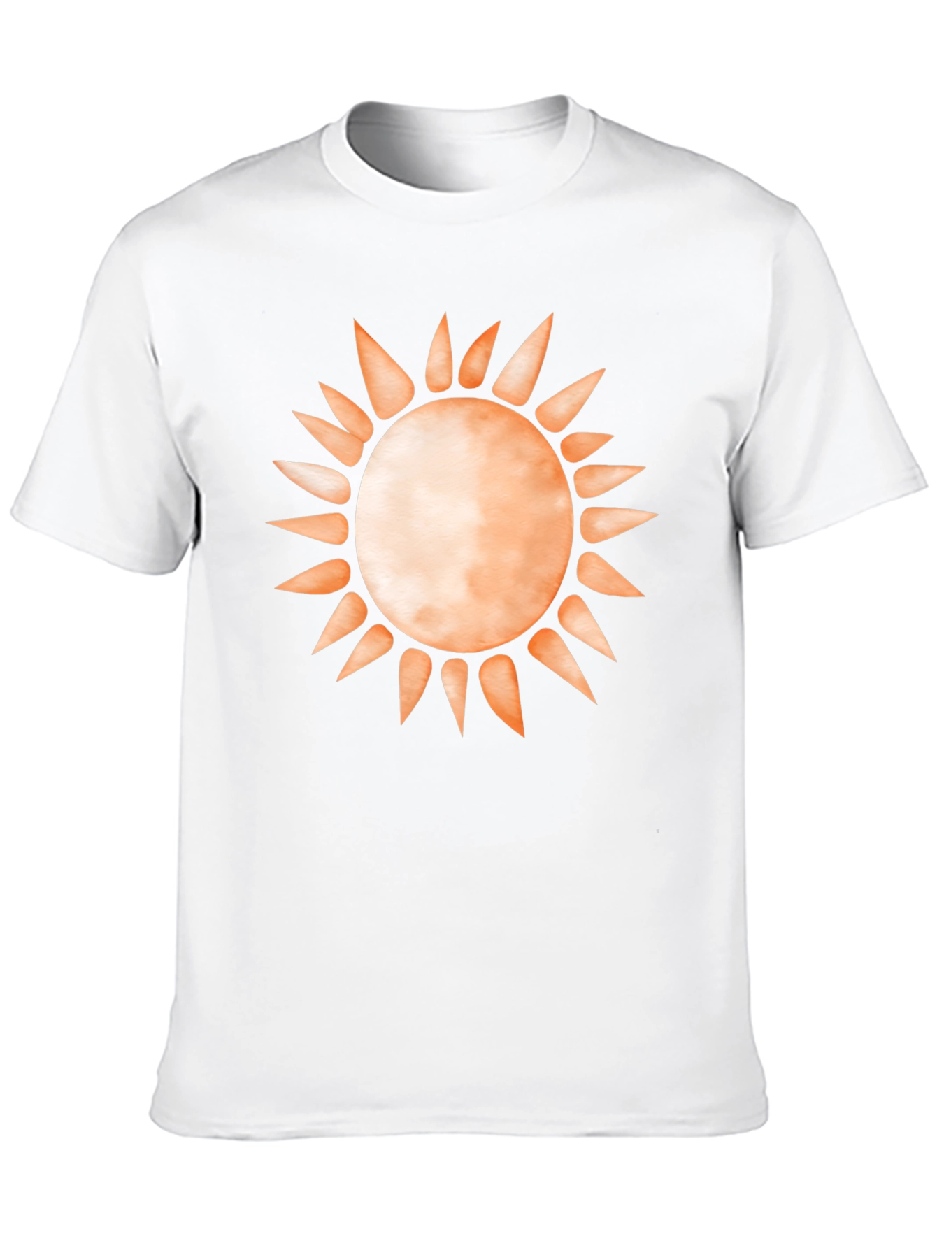 Sun Graphic Tee - Black Cotton Blend