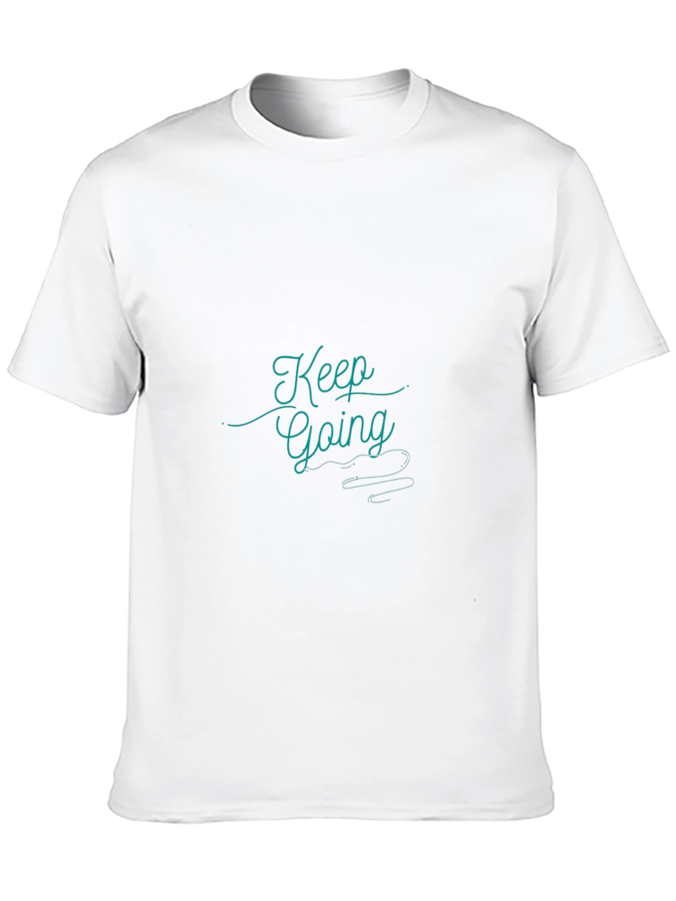 Keep Going Black Graphic Tee
