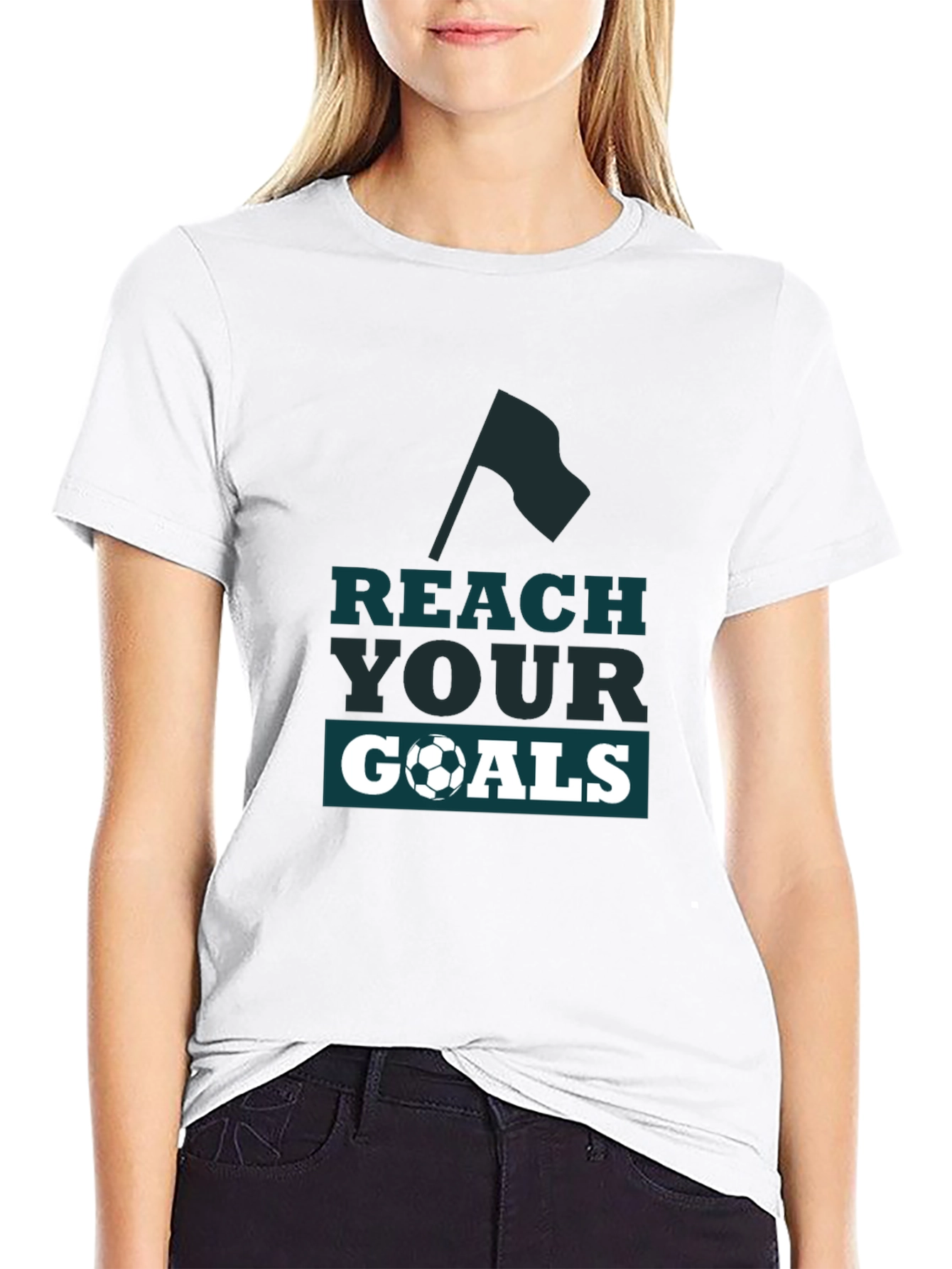 Reach Your Goals Soccer T-Shirt