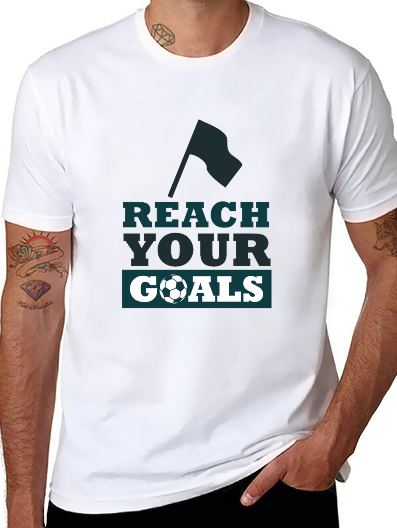 Reach Your Goals Soccer T-Shirt