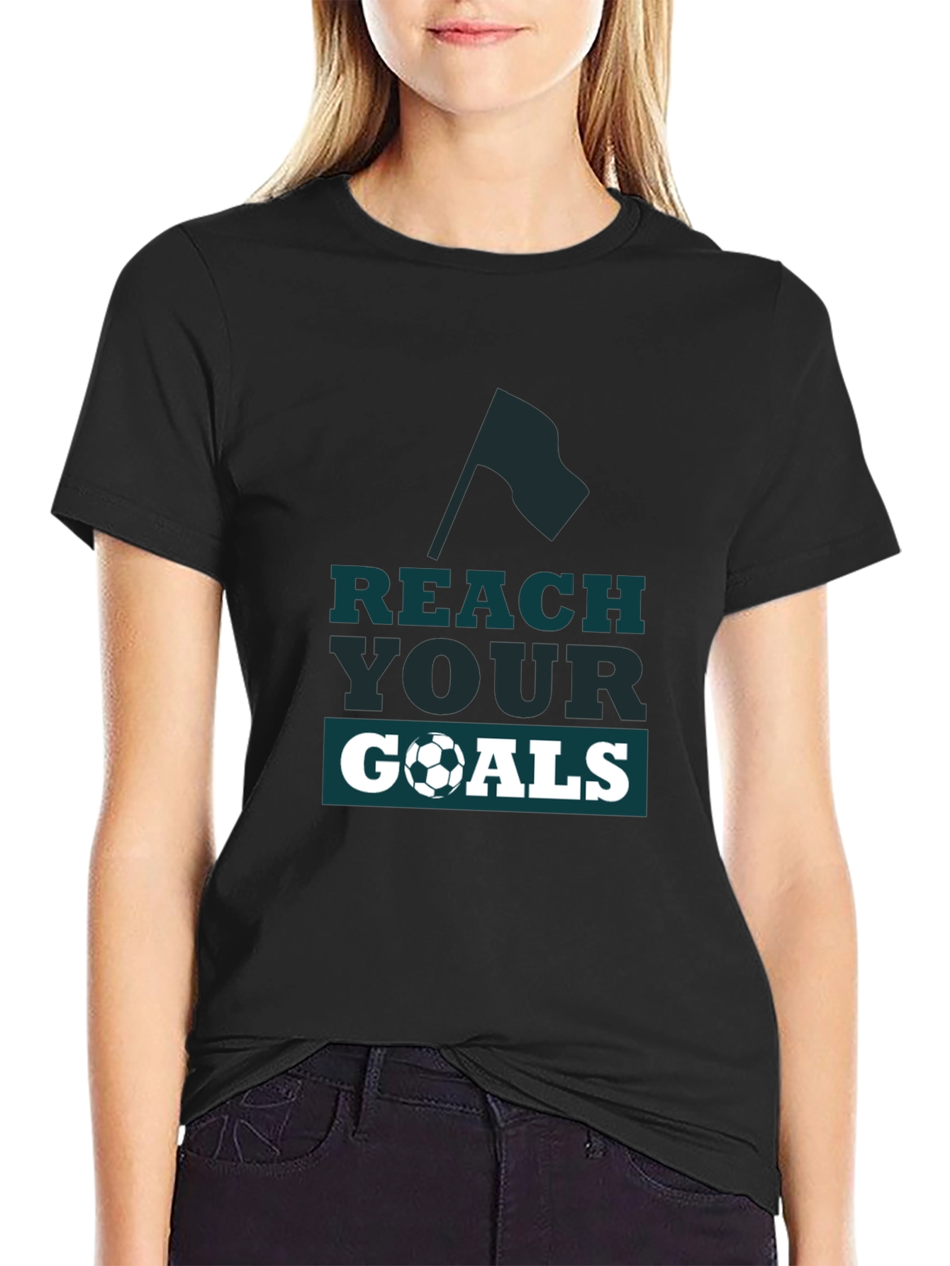 Reach Your Goals Soccer T-Shirt