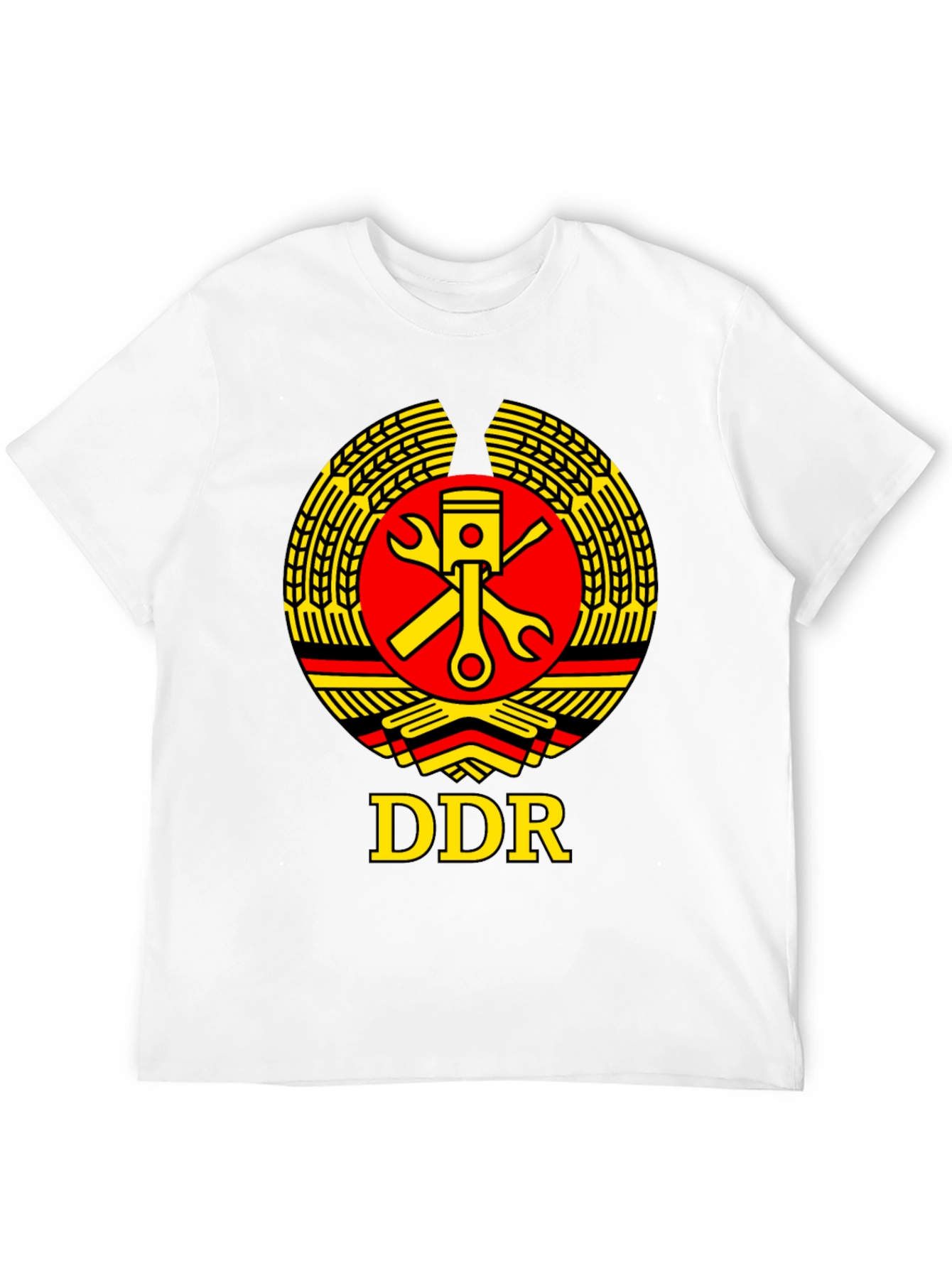 DDR Emblem Black T-Shirt - German Democratic Republic