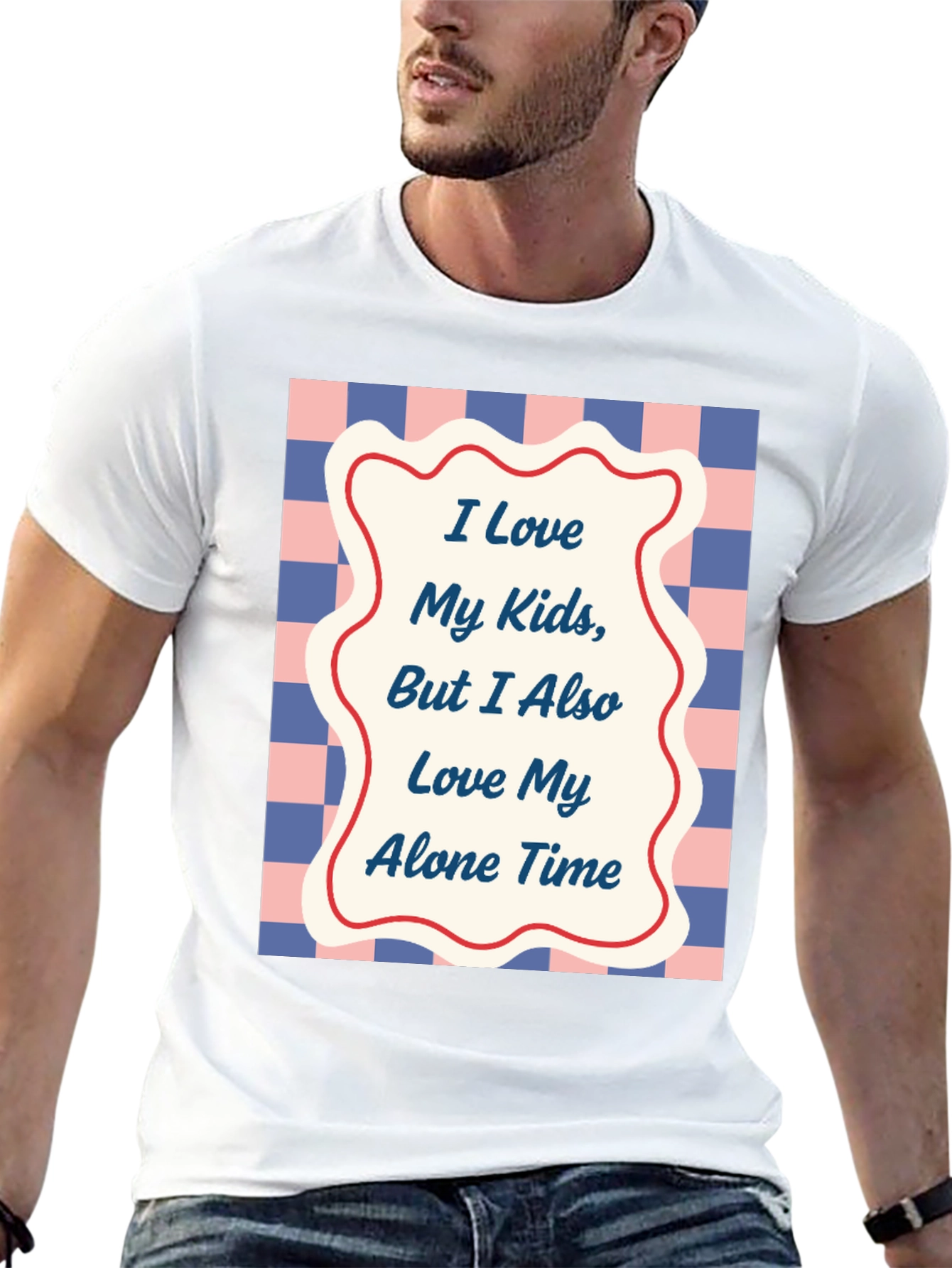 Funny I Love My Kids Alone Time T-Shirt