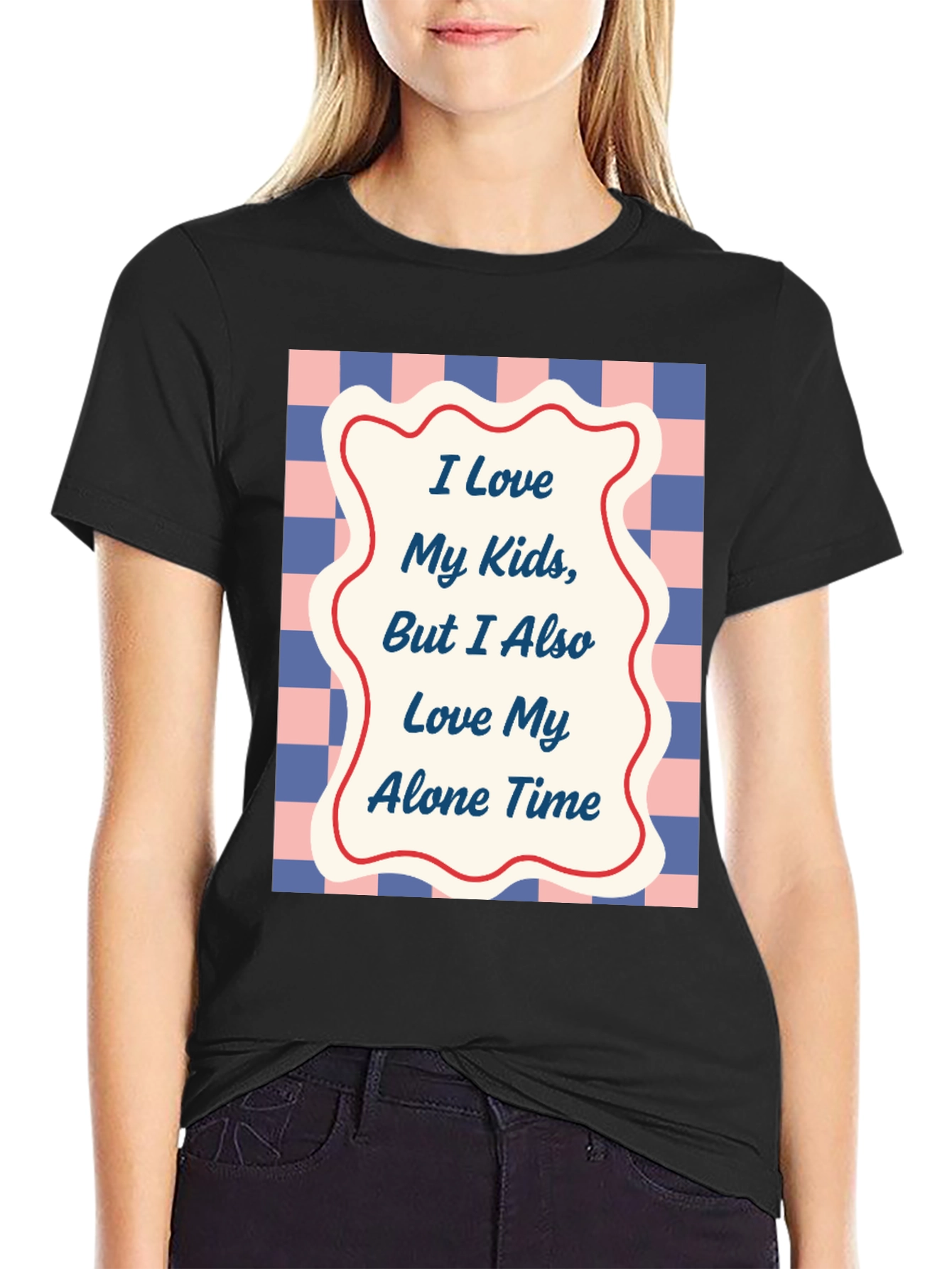Funny I Love My Kids Alone Time T-Shirt