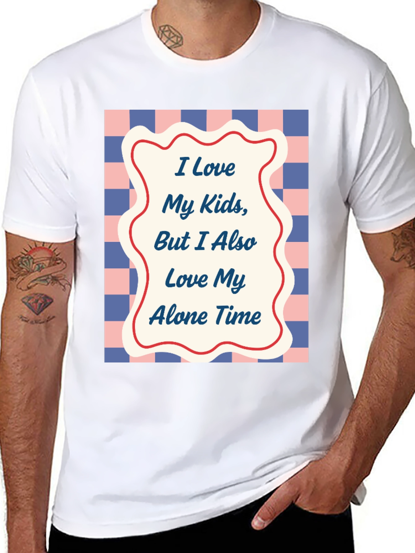 Funny I Love My Kids Alone Time T-Shirt
