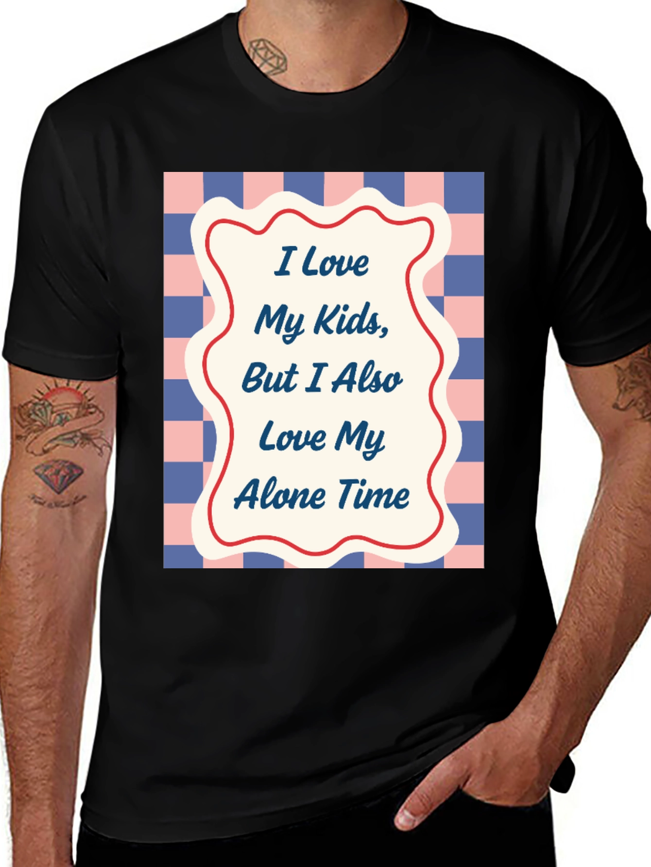 Funny I Love My Kids Alone Time T-Shirt