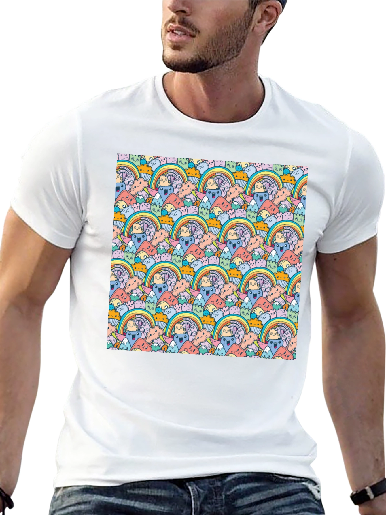 Rainbow Doodle T-Shirt