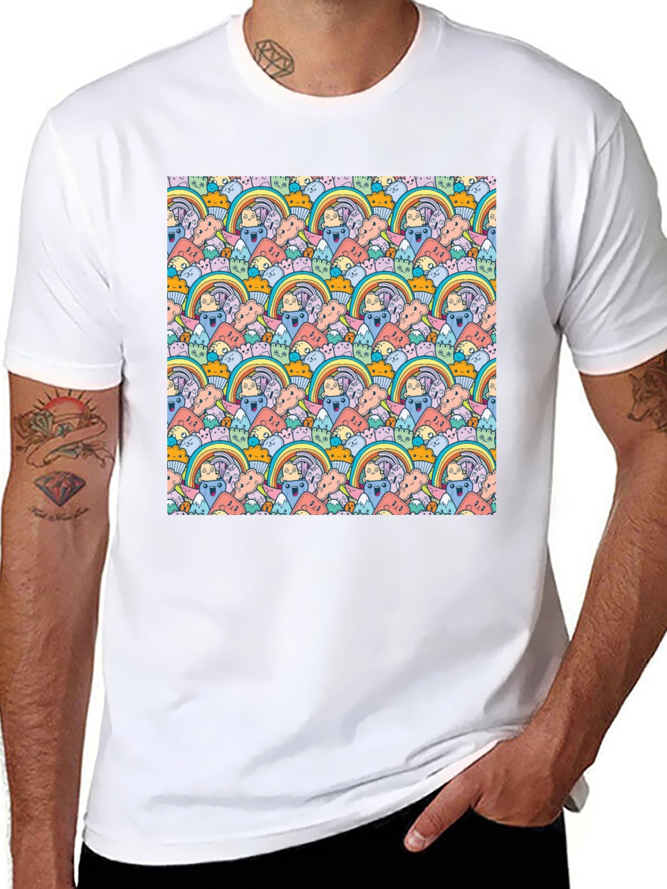 Rainbow Doodle T-Shirt