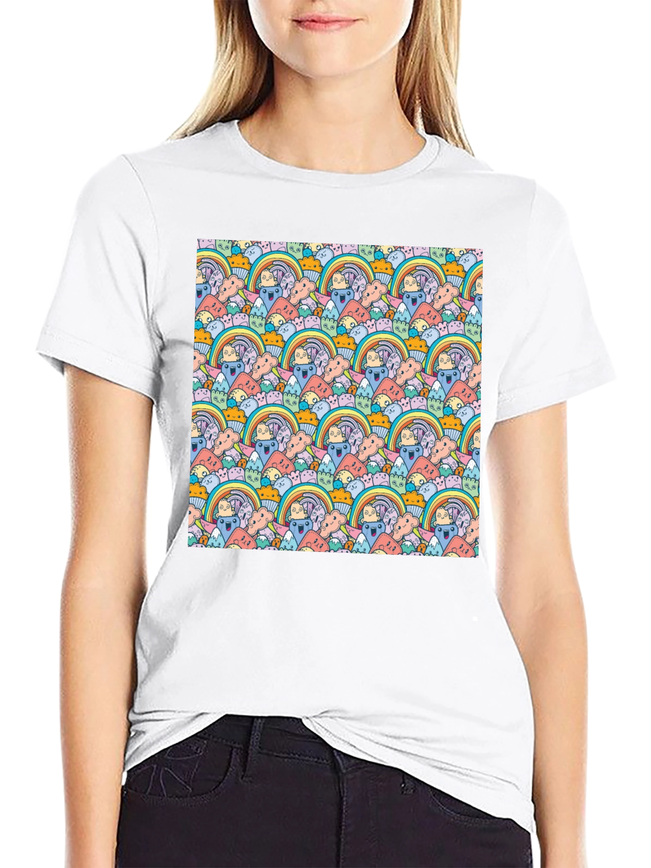 Rainbow Doodle T-Shirt