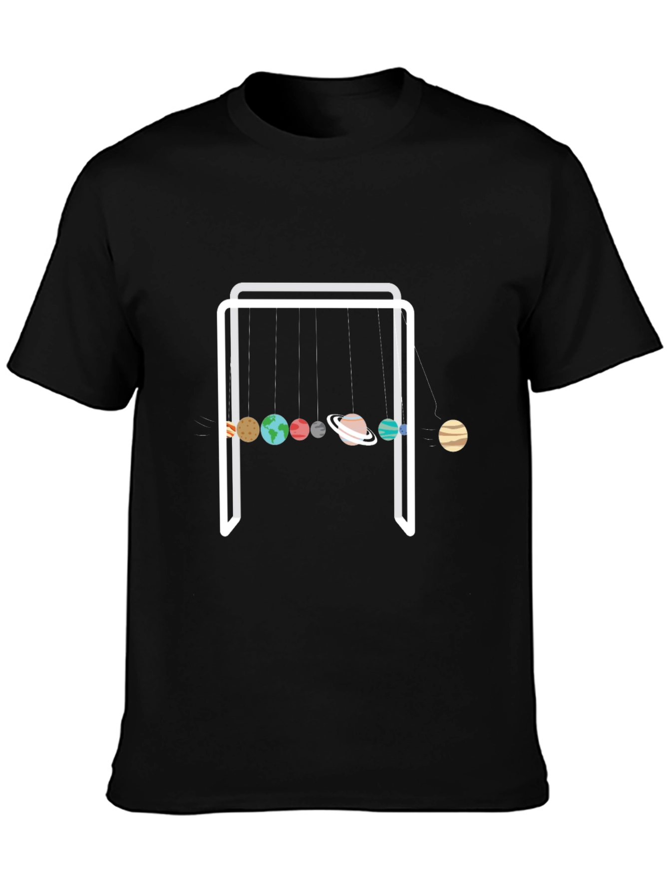 Planetary Newtons Cradle Graphic Tee