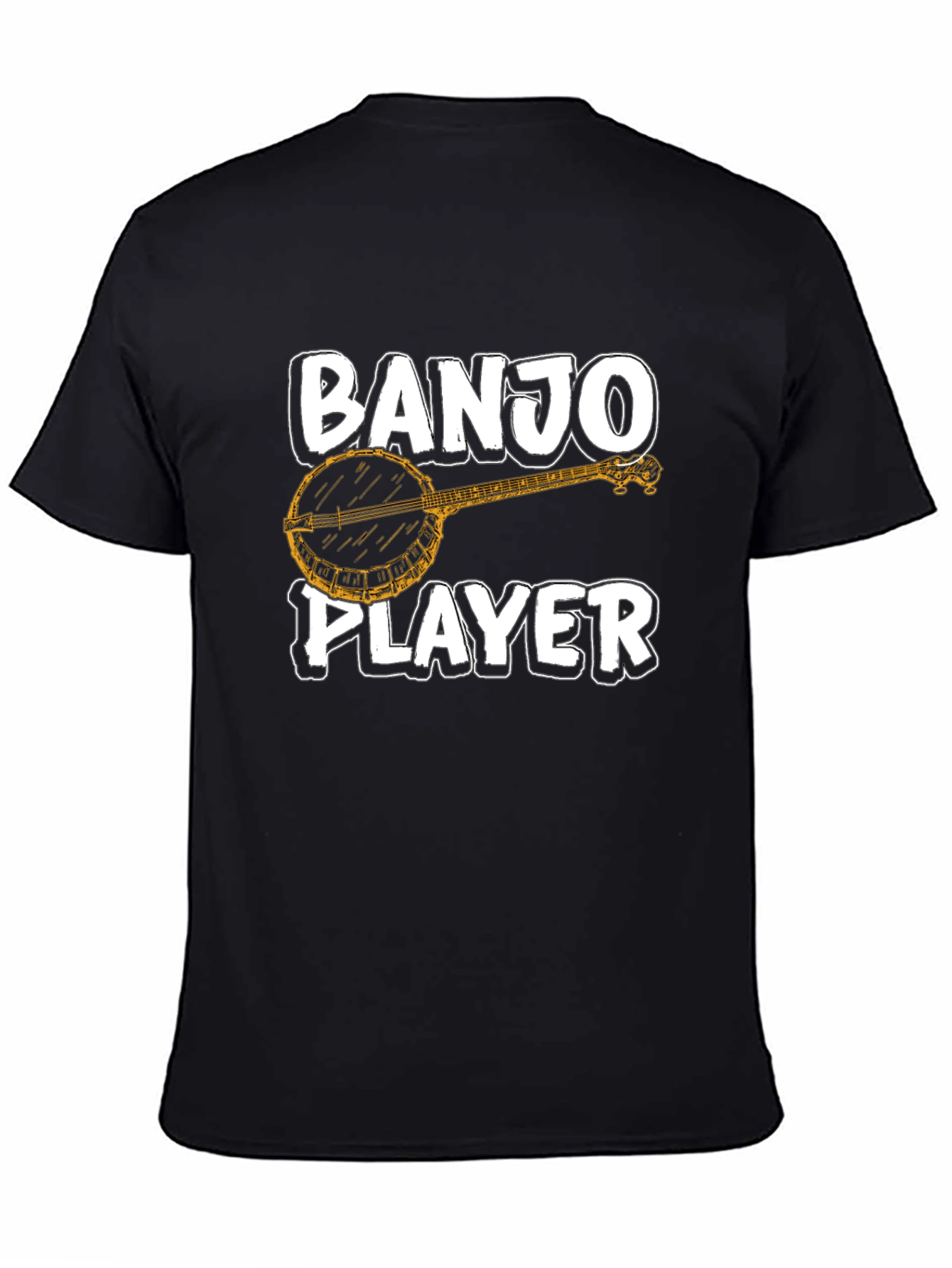 Banjo Player Graphic Tee - Music Lover T-Shirt