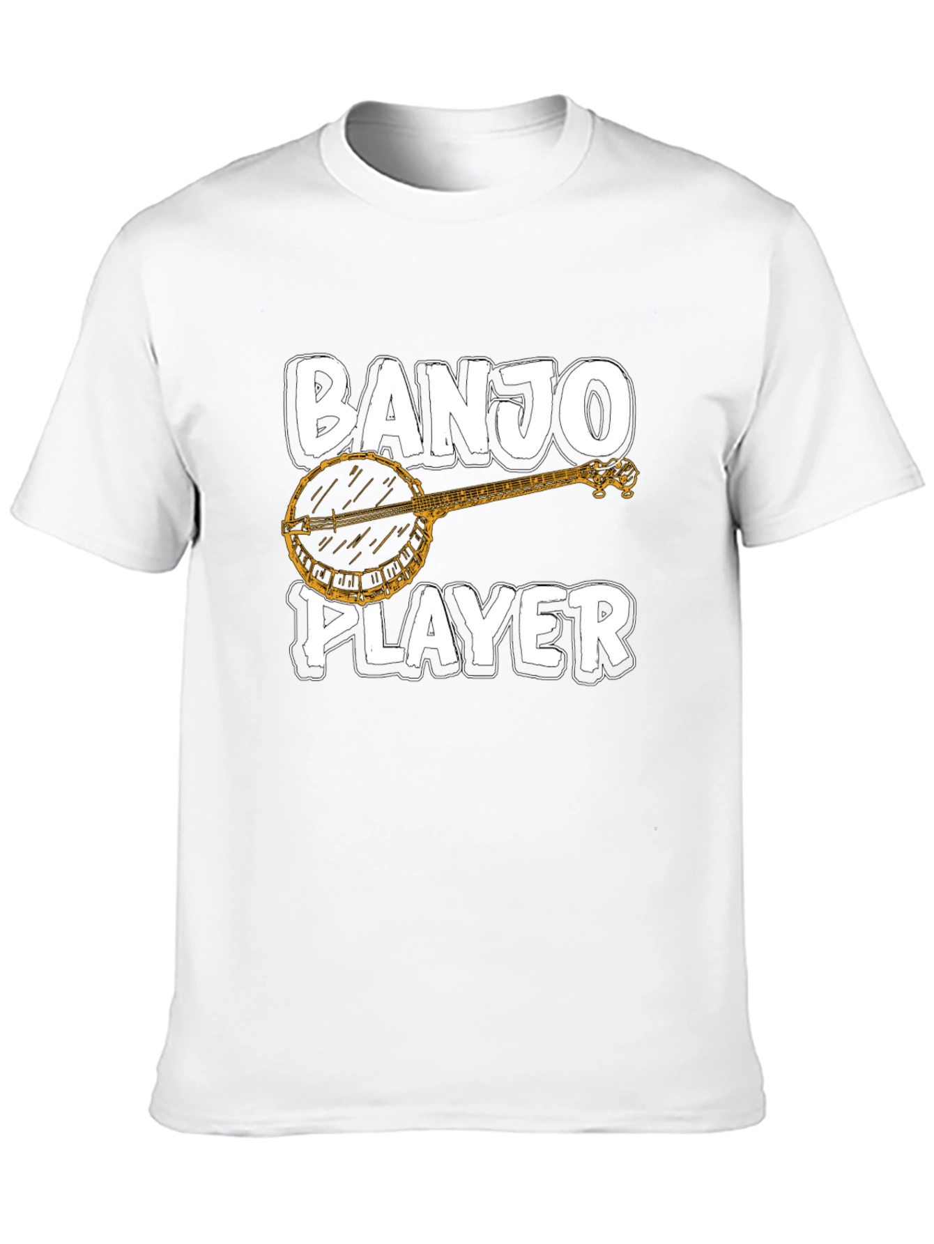 Banjo Player Graphic Tee - Music Lover T-Shirt