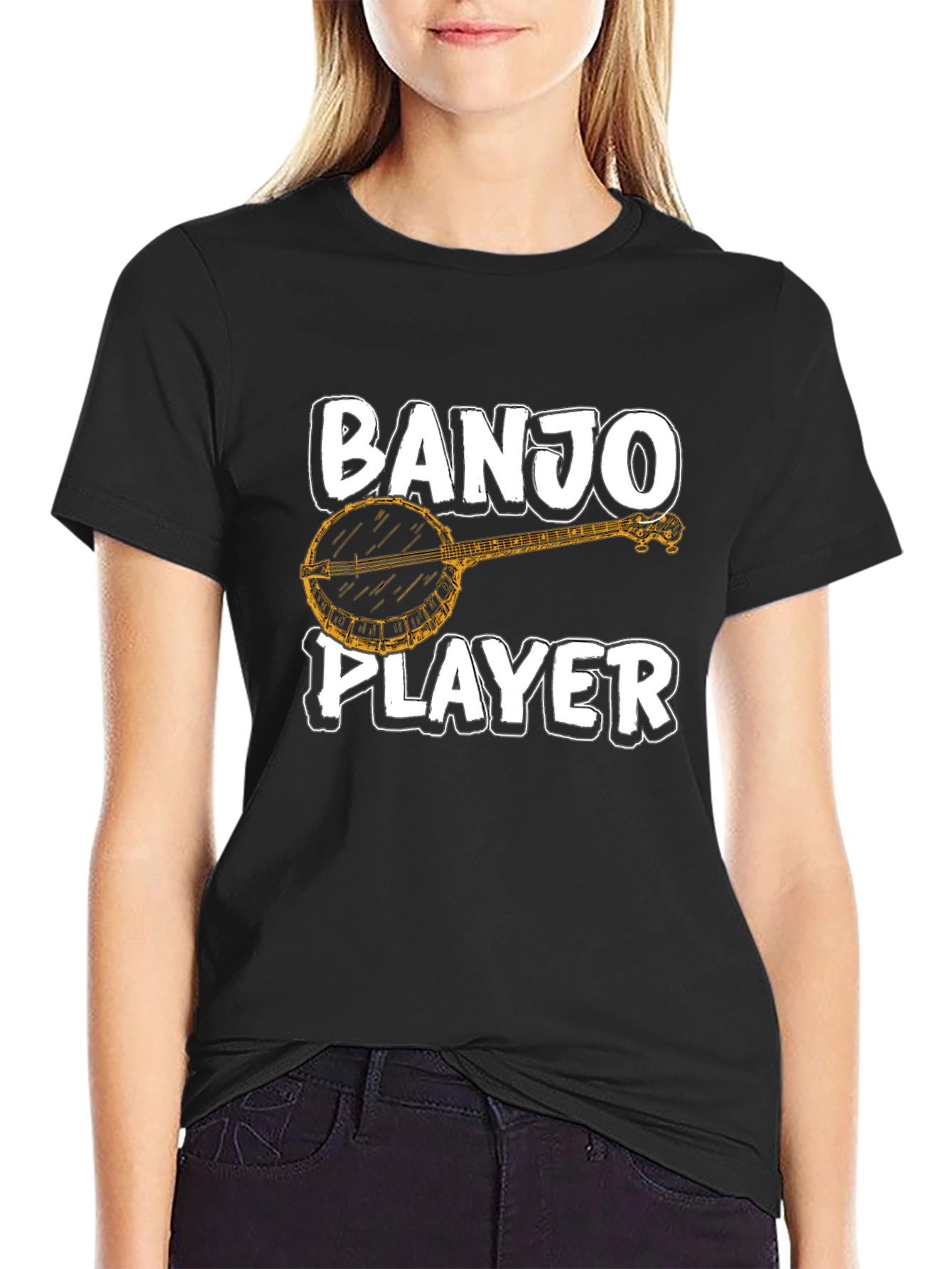 Banjo Player Graphic Tee - Music Lover T-Shirt
