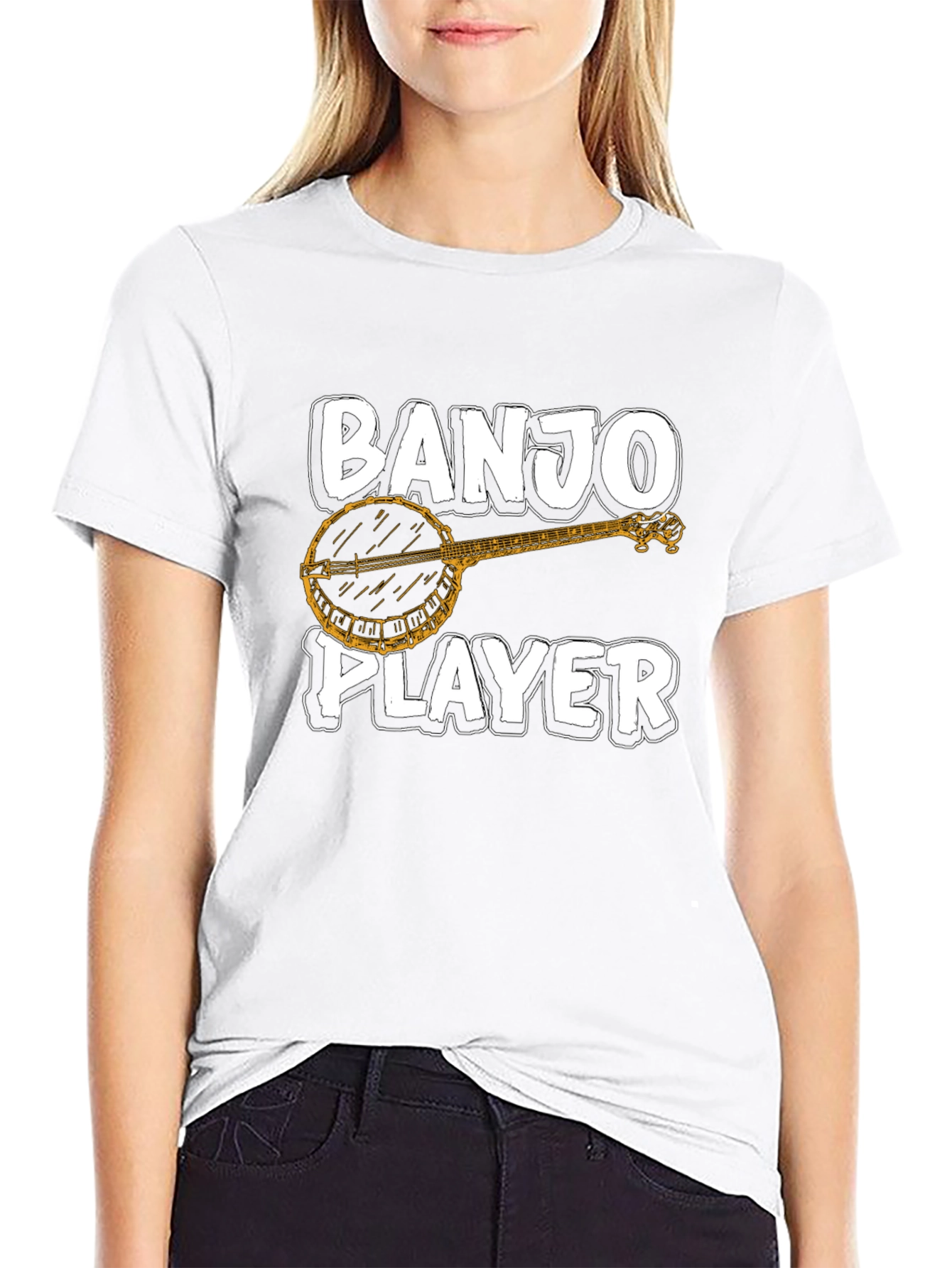 Banjo Player Graphic Tee - Music Lover T-Shirt
