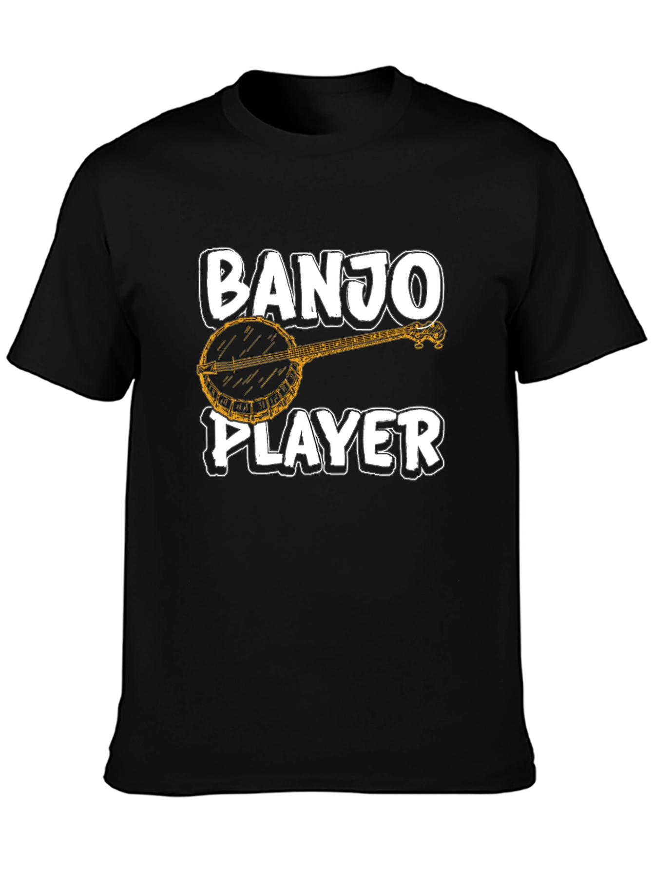 Banjo Player Graphic Tee - Music Lover T-Shirt