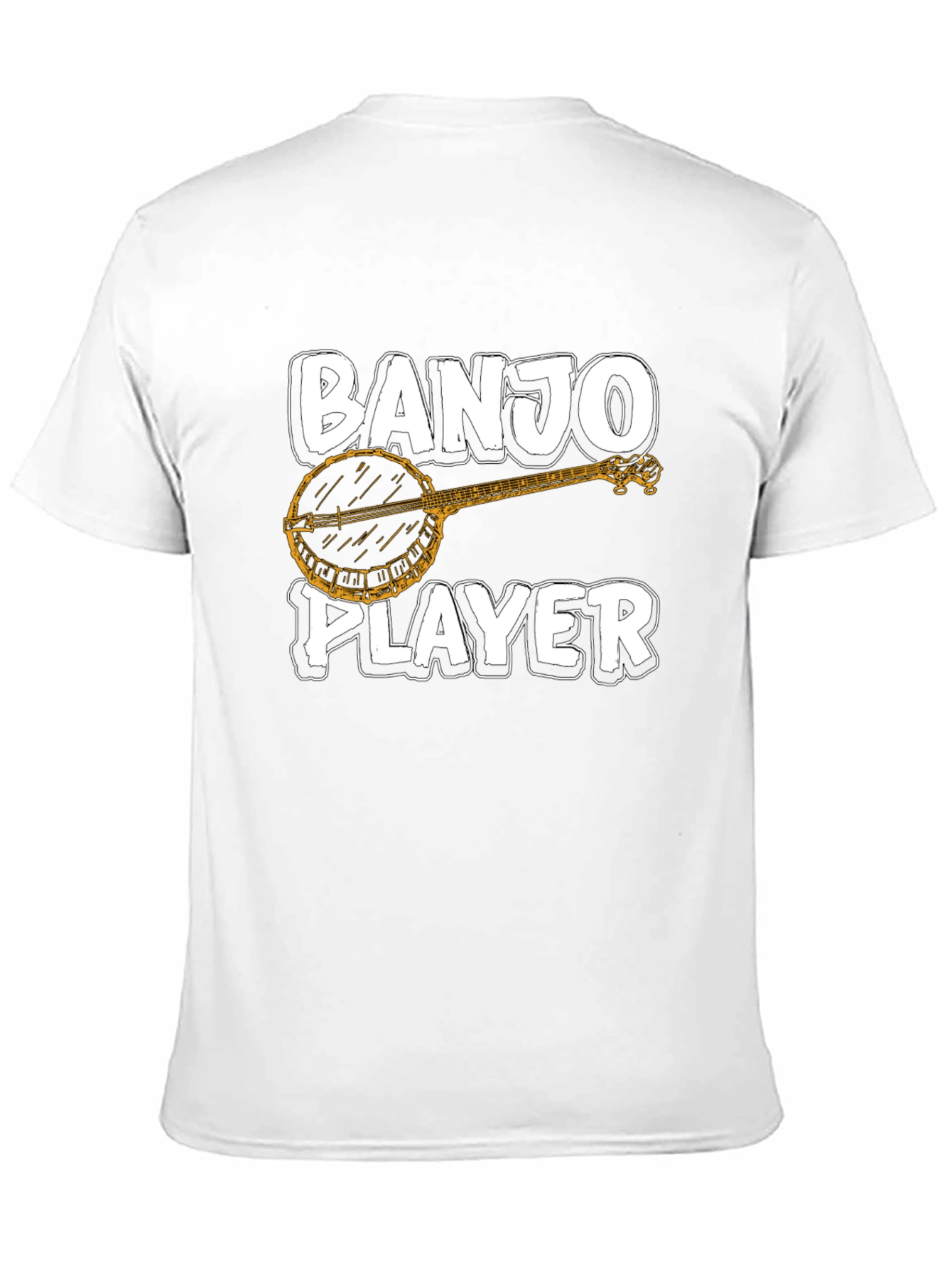 Banjo Player Graphic Tee - Music Lover T-Shirt