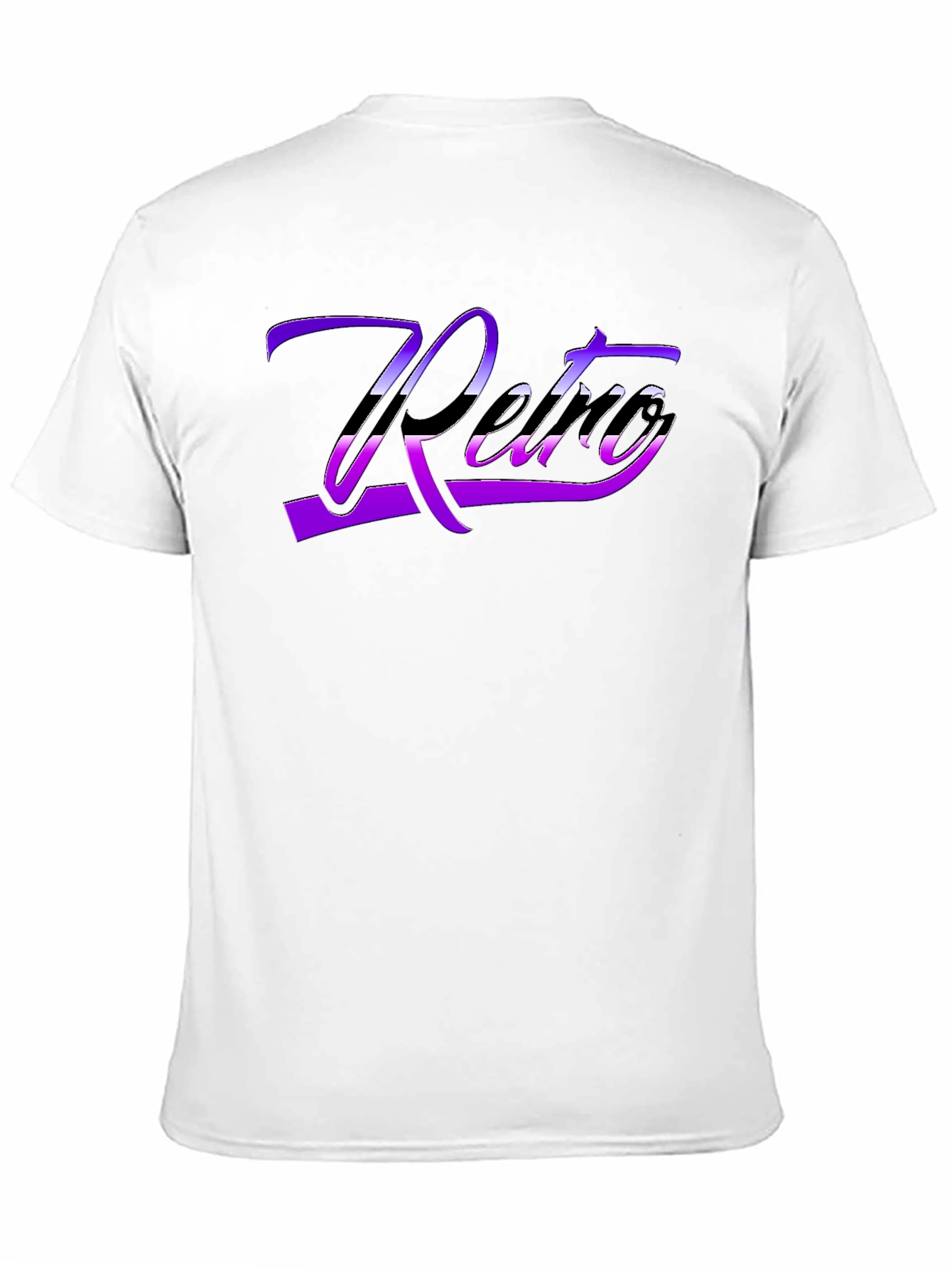 Retro Style Black T-Shirt