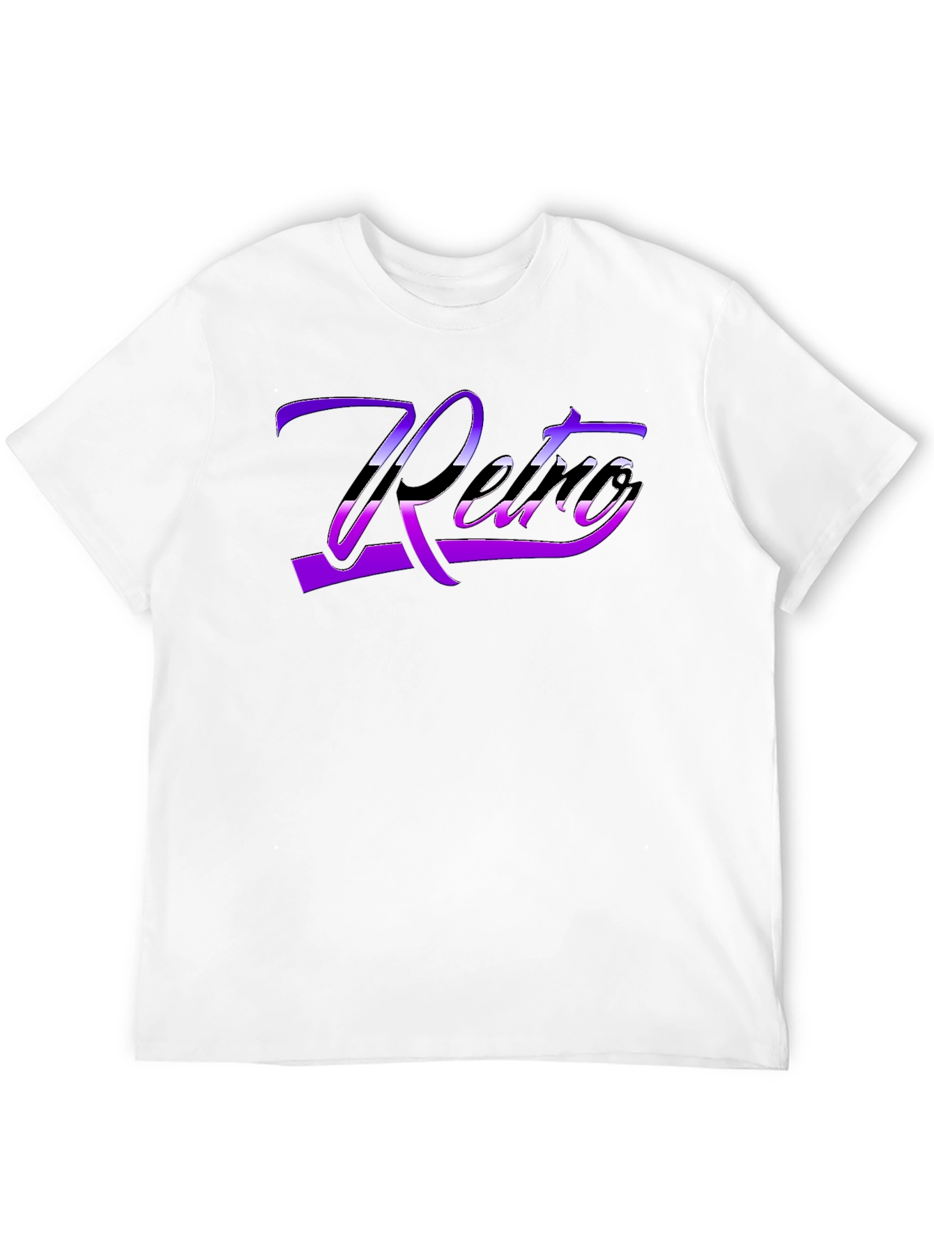 Retro Style Black T-Shirt