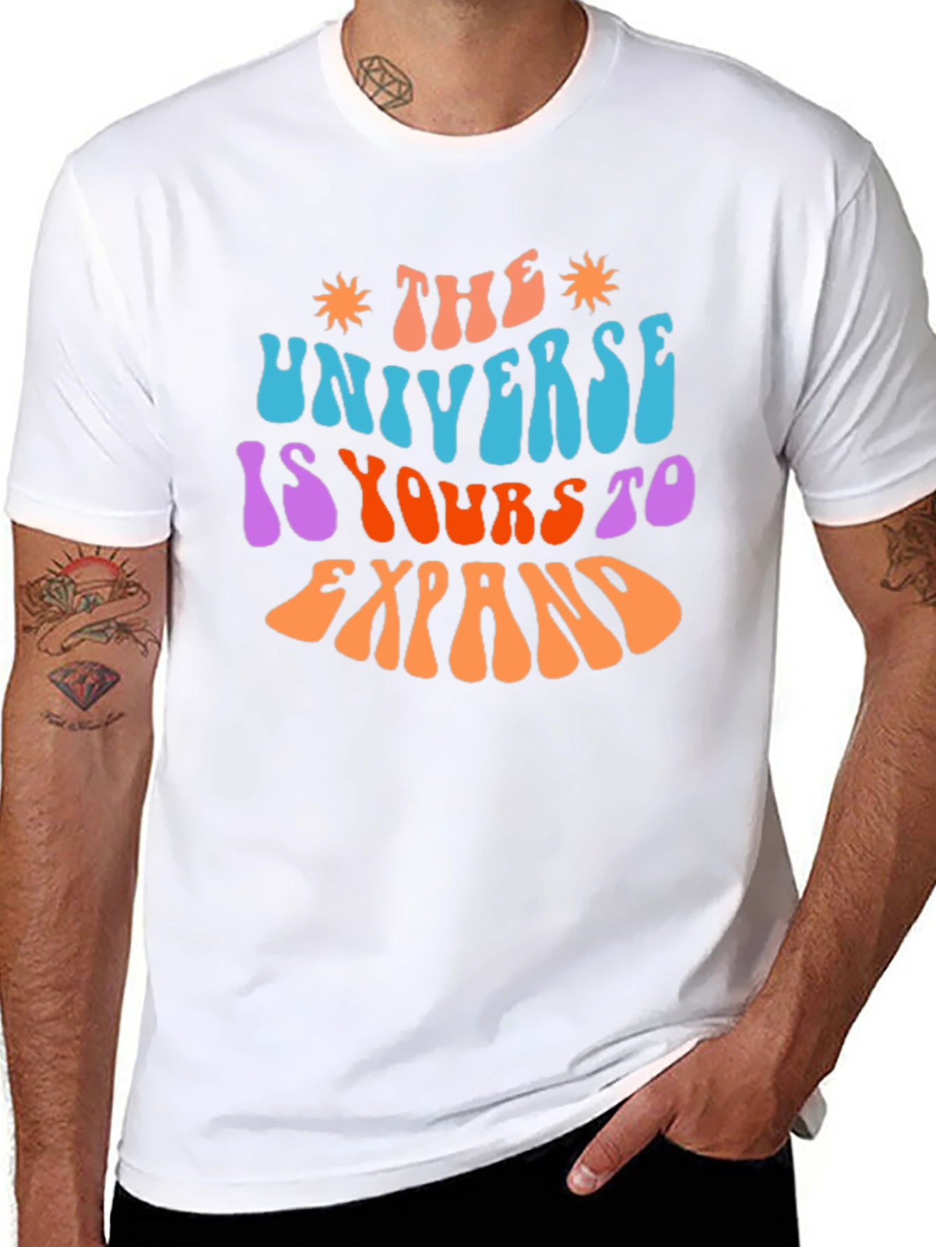 The Universe Is Yours To Expand Black T-Shirt