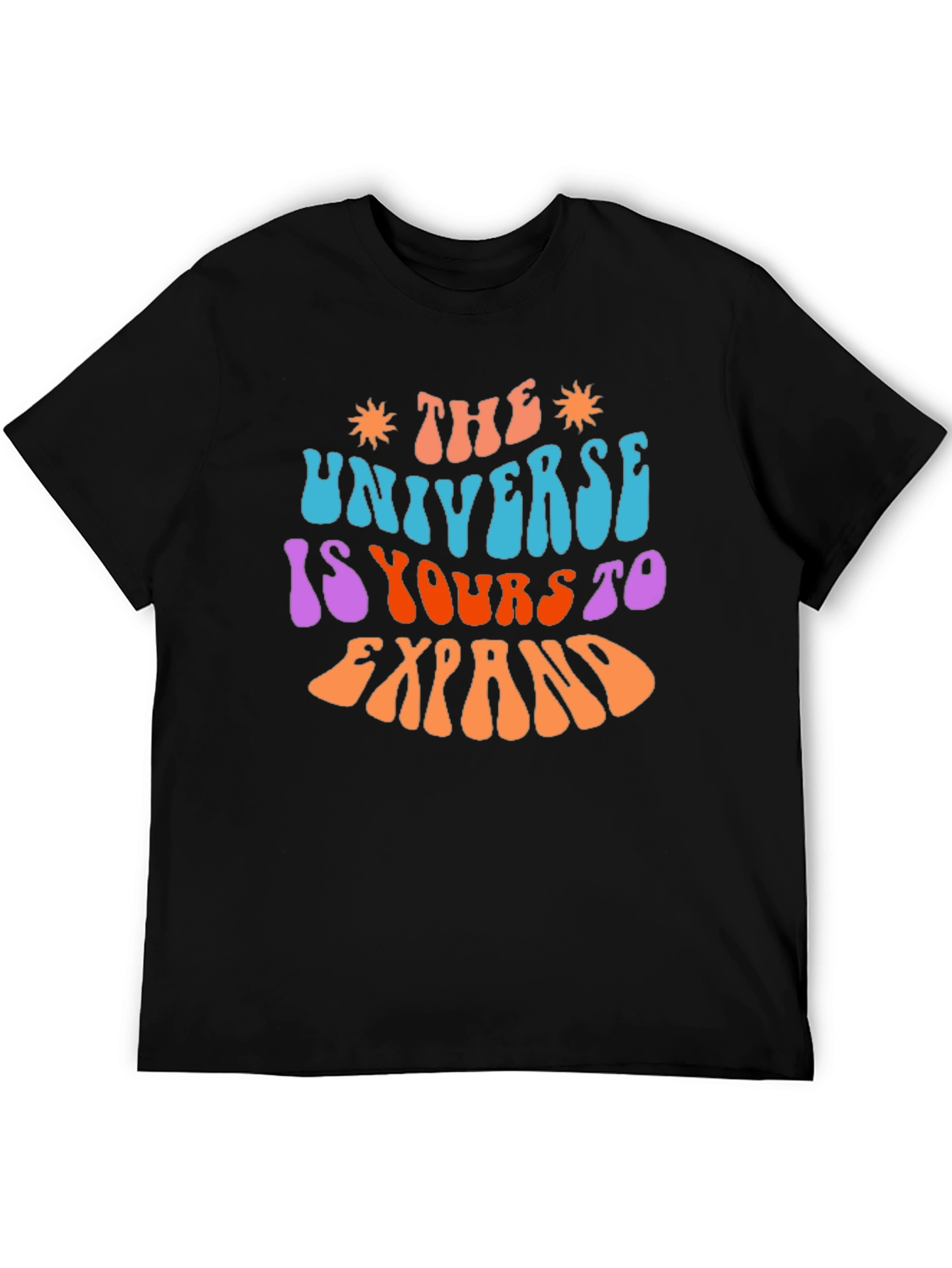 The Universe Is Yours To Expand Black T-Shirt