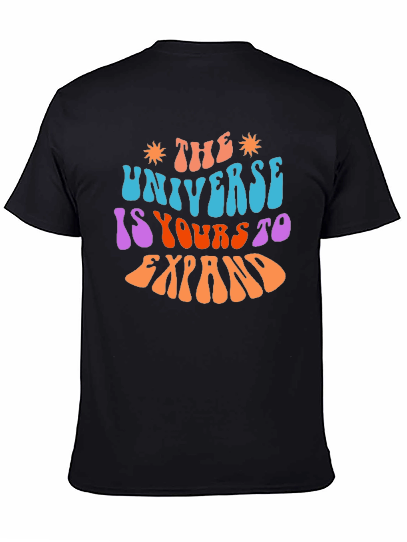 The Universe Is Yours To Expand Black T-Shirt
