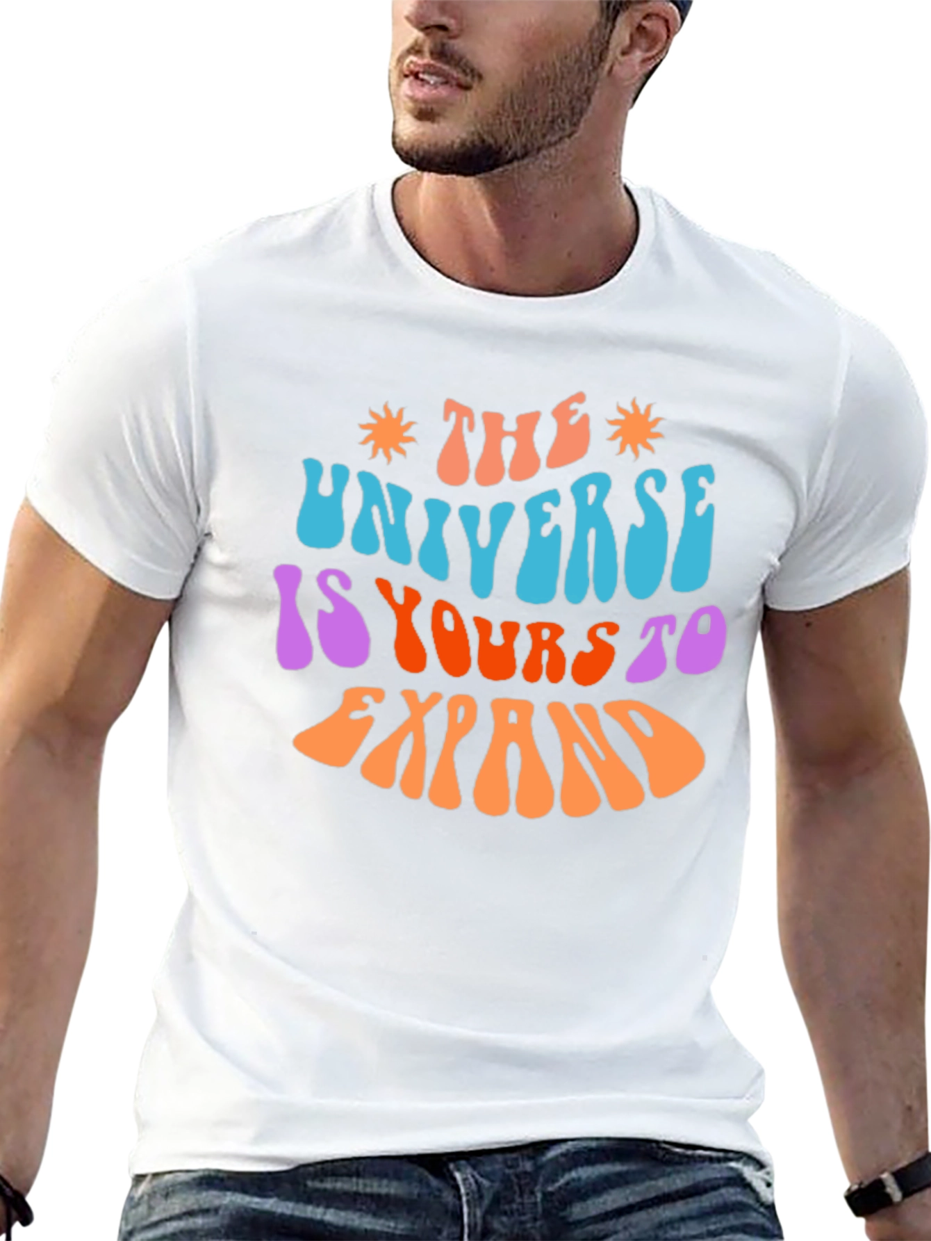 The Universe Is Yours To Expand Black T-Shirt