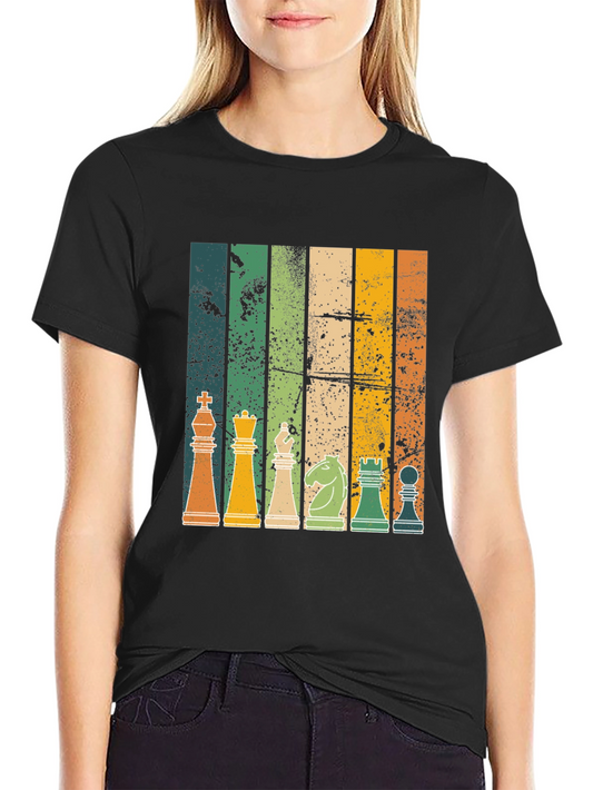 Retro Chess Piece T-Shirt