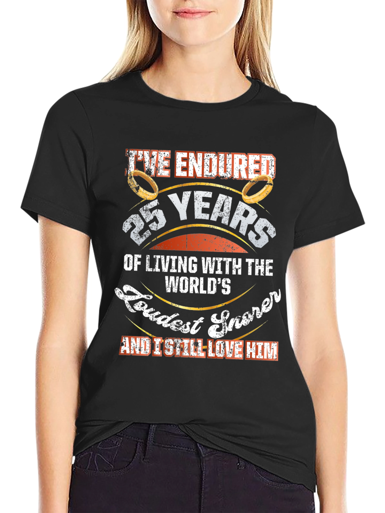 25th Anniversary Loudest Snorer T-Shirt