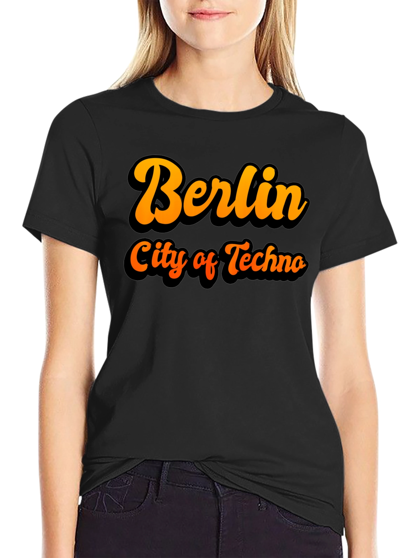 Berlin City of Techno T-Shirt - Black