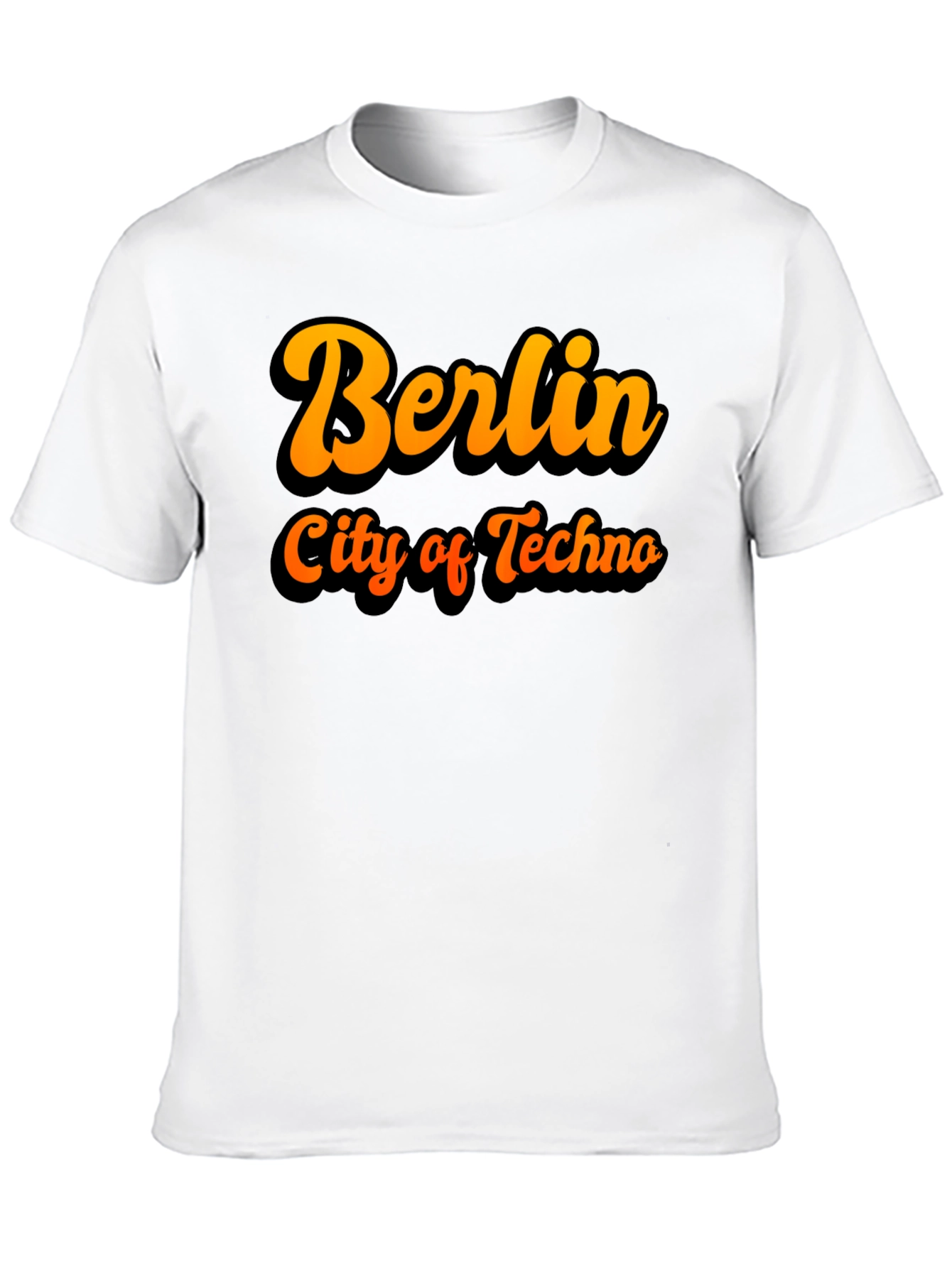 Berlin City of Techno T-Shirt - Black