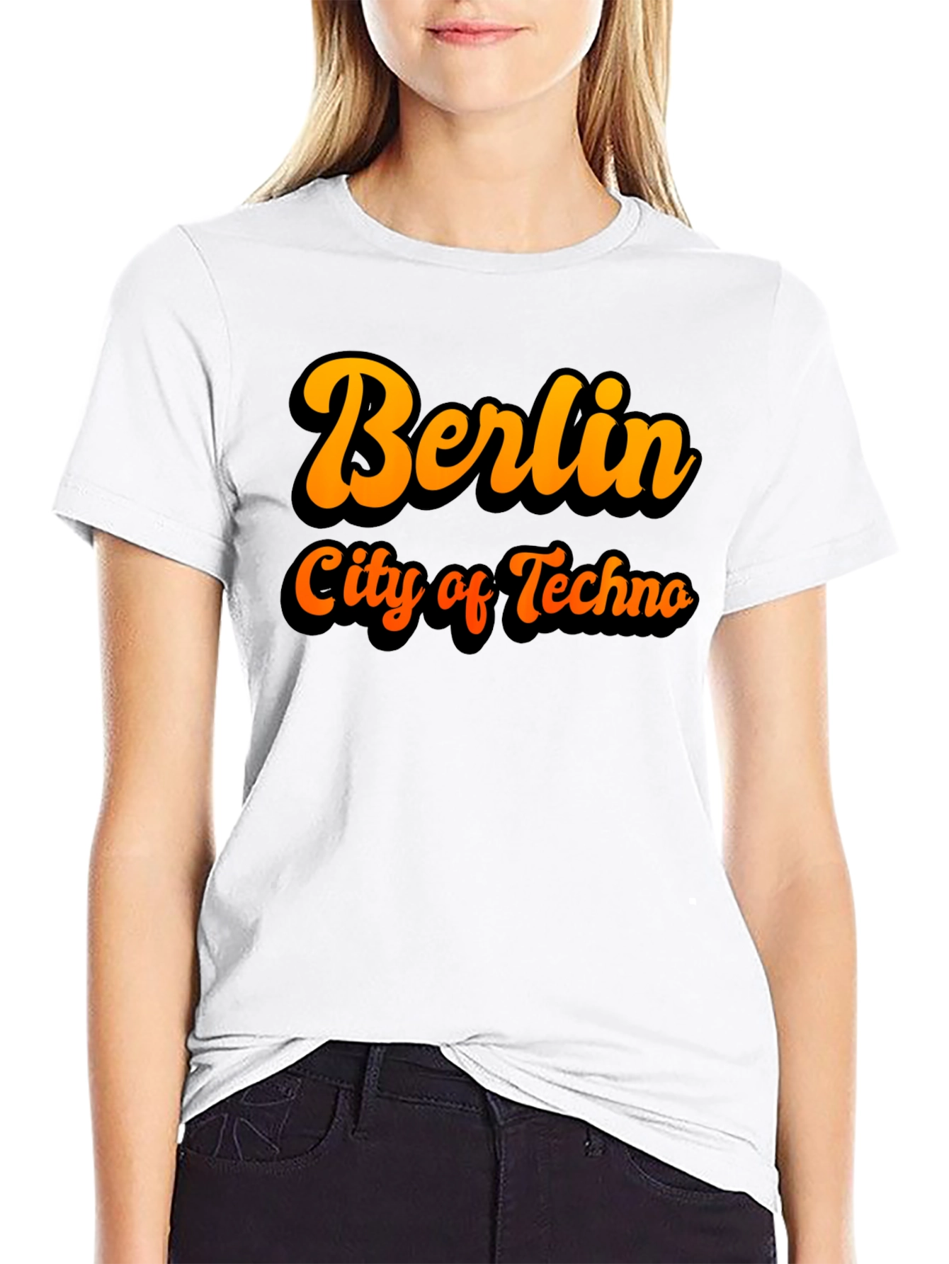 Berlin City of Techno T-Shirt - Black