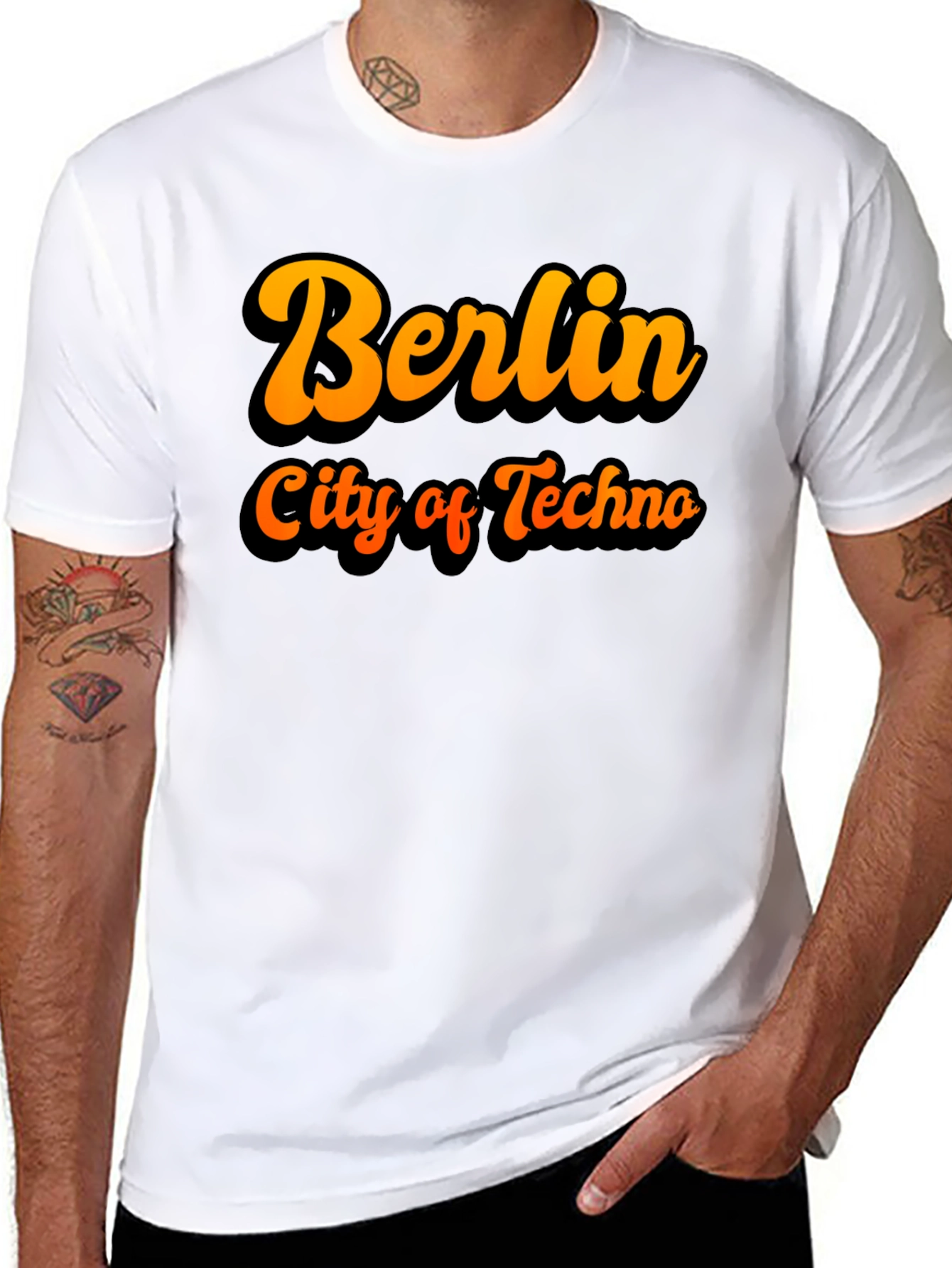 Berlin City of Techno T-Shirt - Black