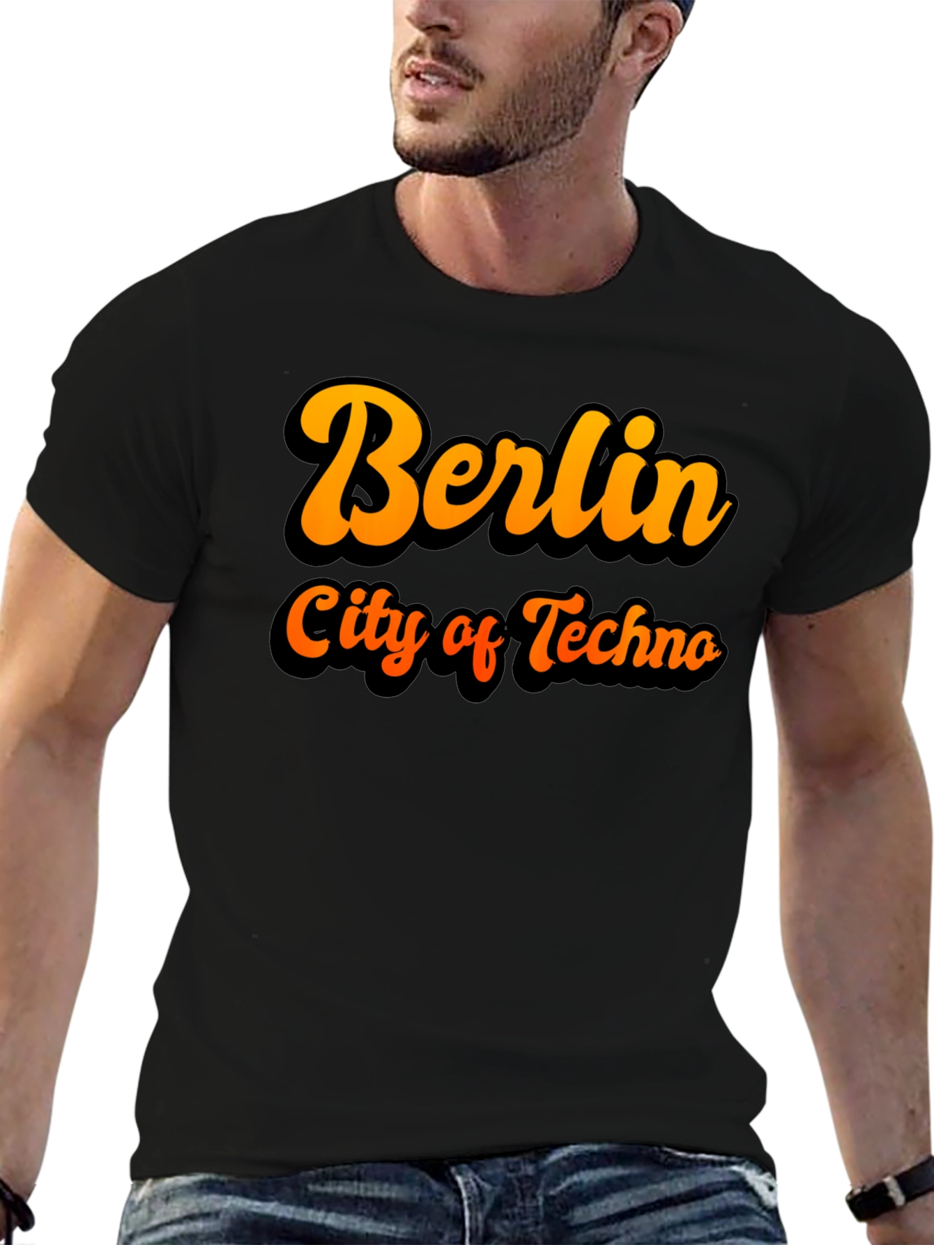 Berlin City of Techno T-Shirt - Black