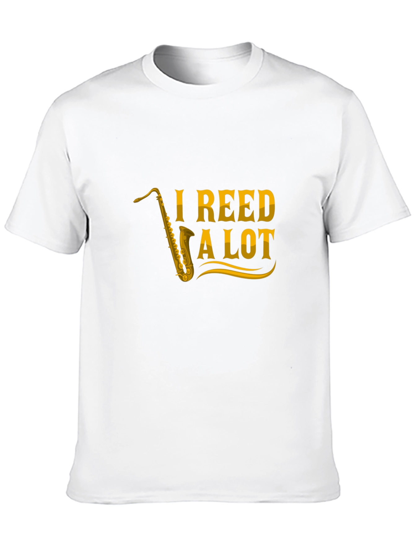 I Reed a Lot Saxophone T-Shirt - Black