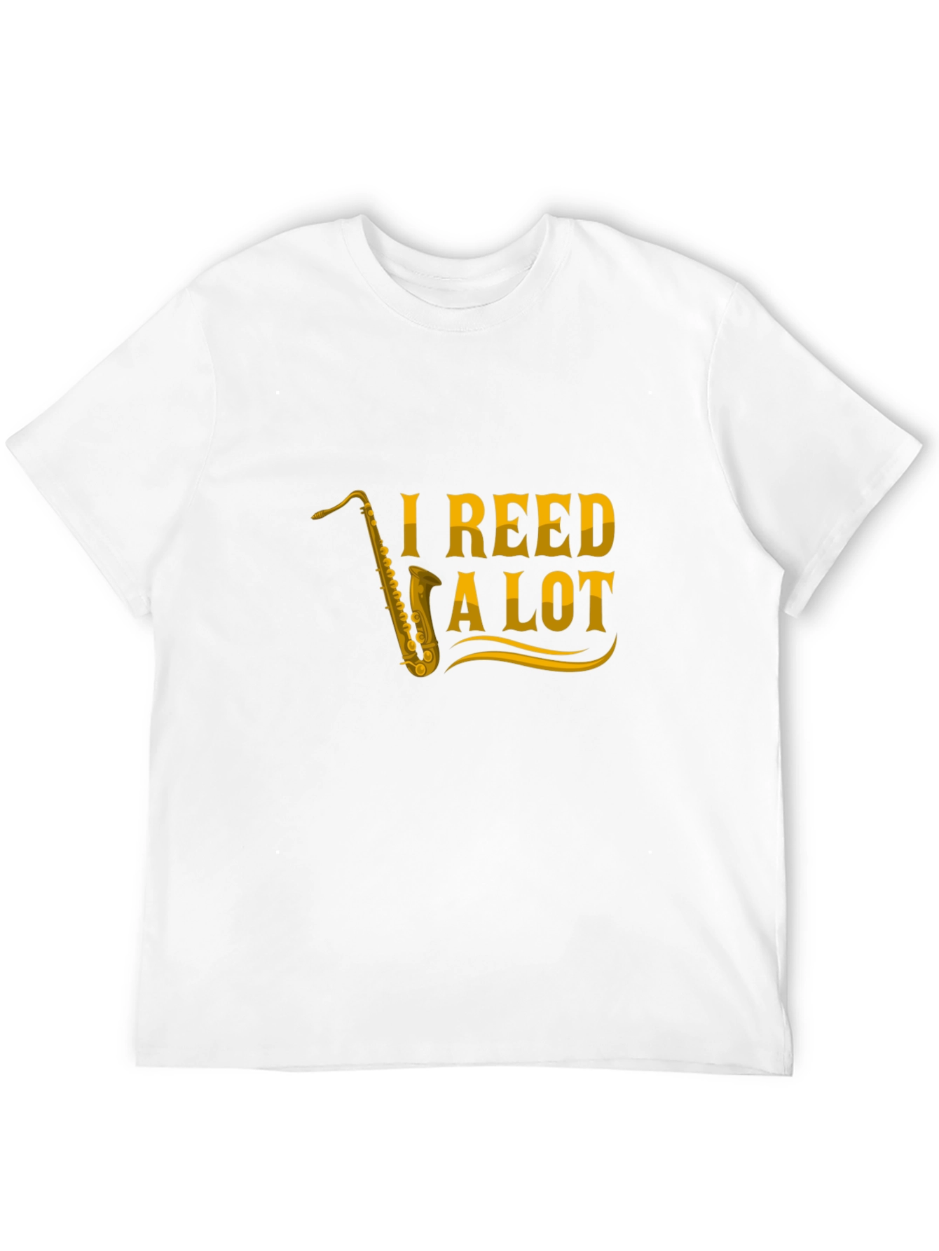 I Reed a Lot Saxophone T-Shirt - Black