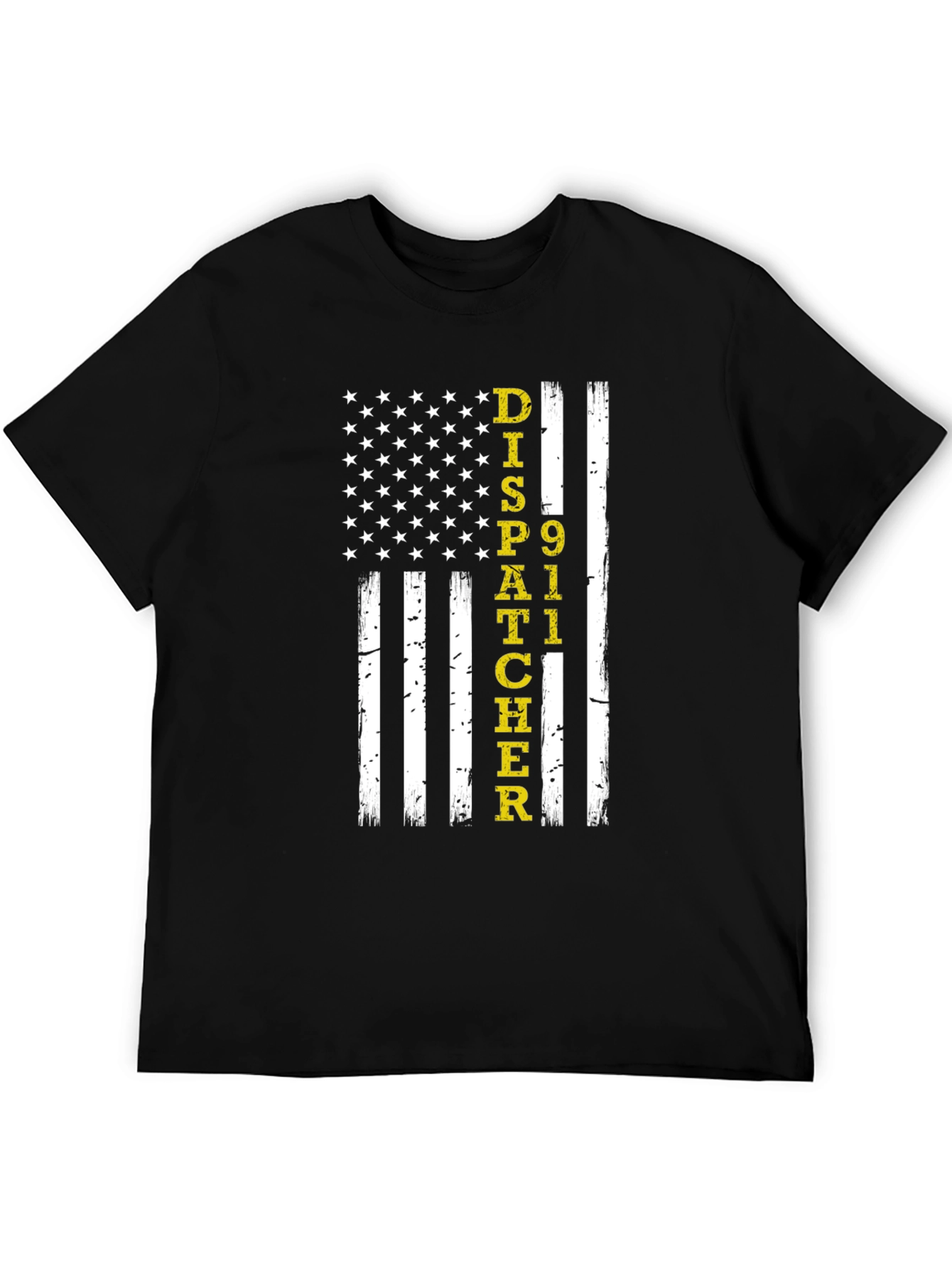 Dispatcher 911 American Flag Graphic Tee