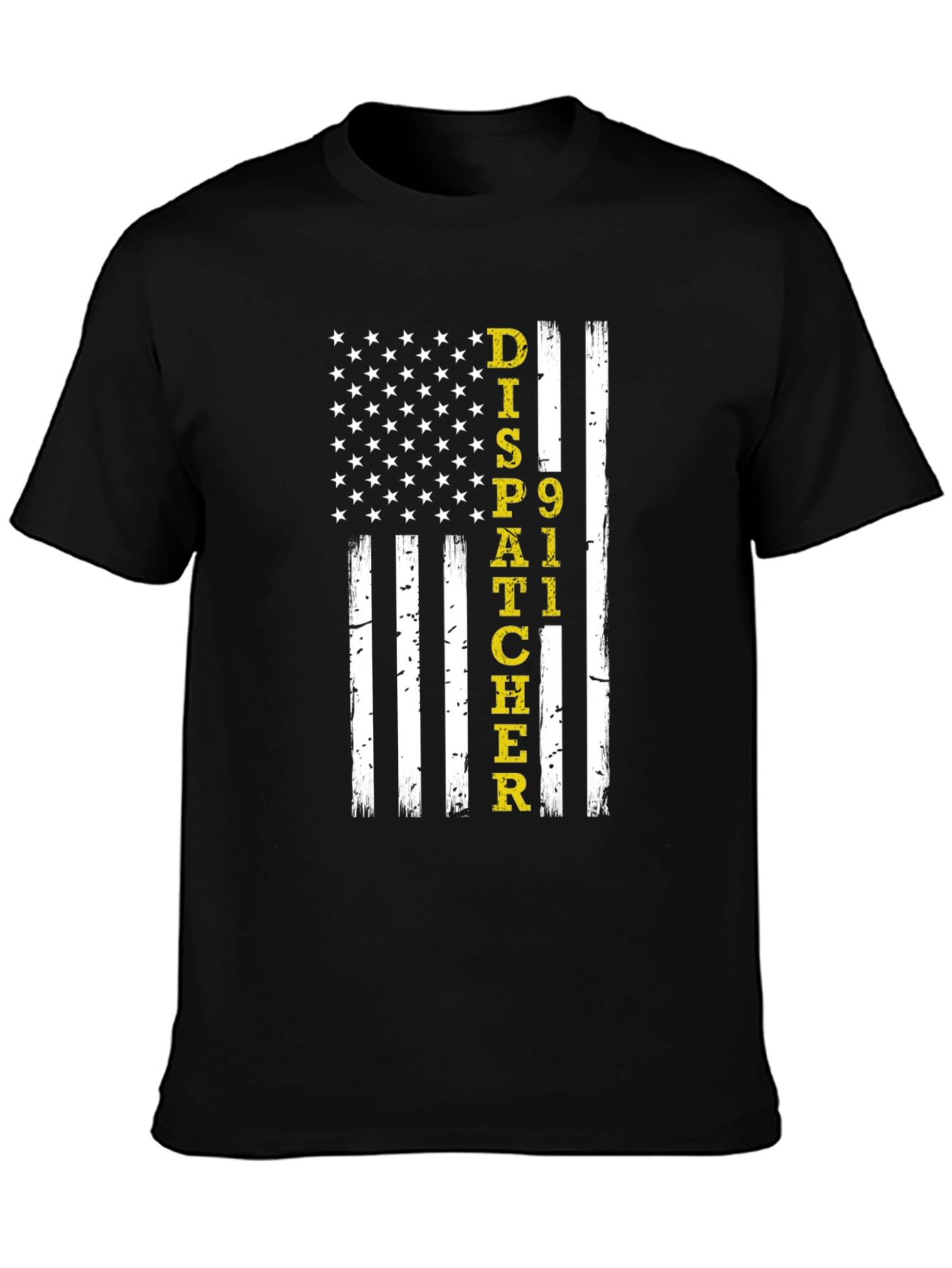 Dispatcher 911 American Flag Graphic Tee