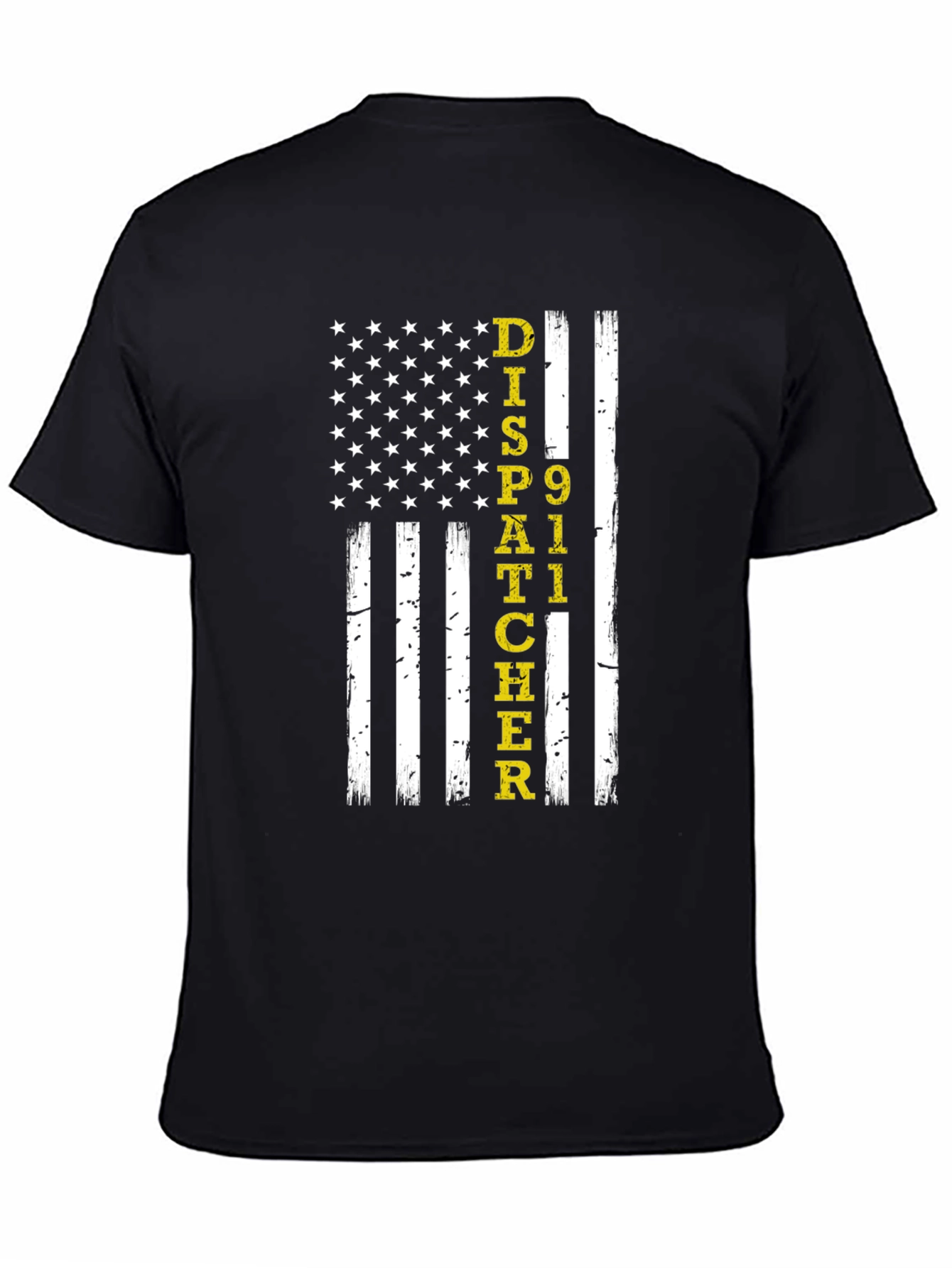 Dispatcher 911 American Flag Graphic Tee