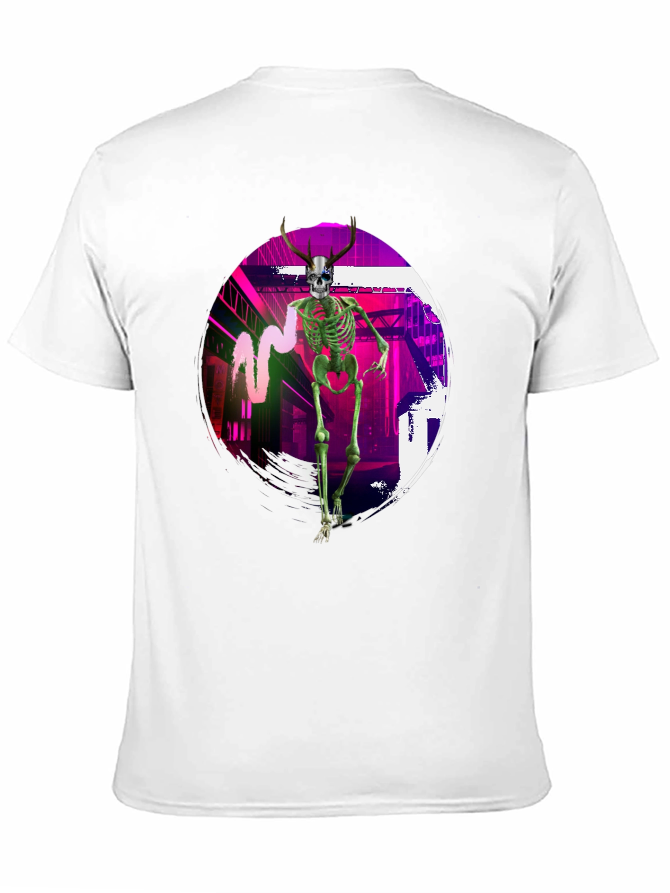 Skeleton Graphic T-Shirt - Unique Streetwear Design