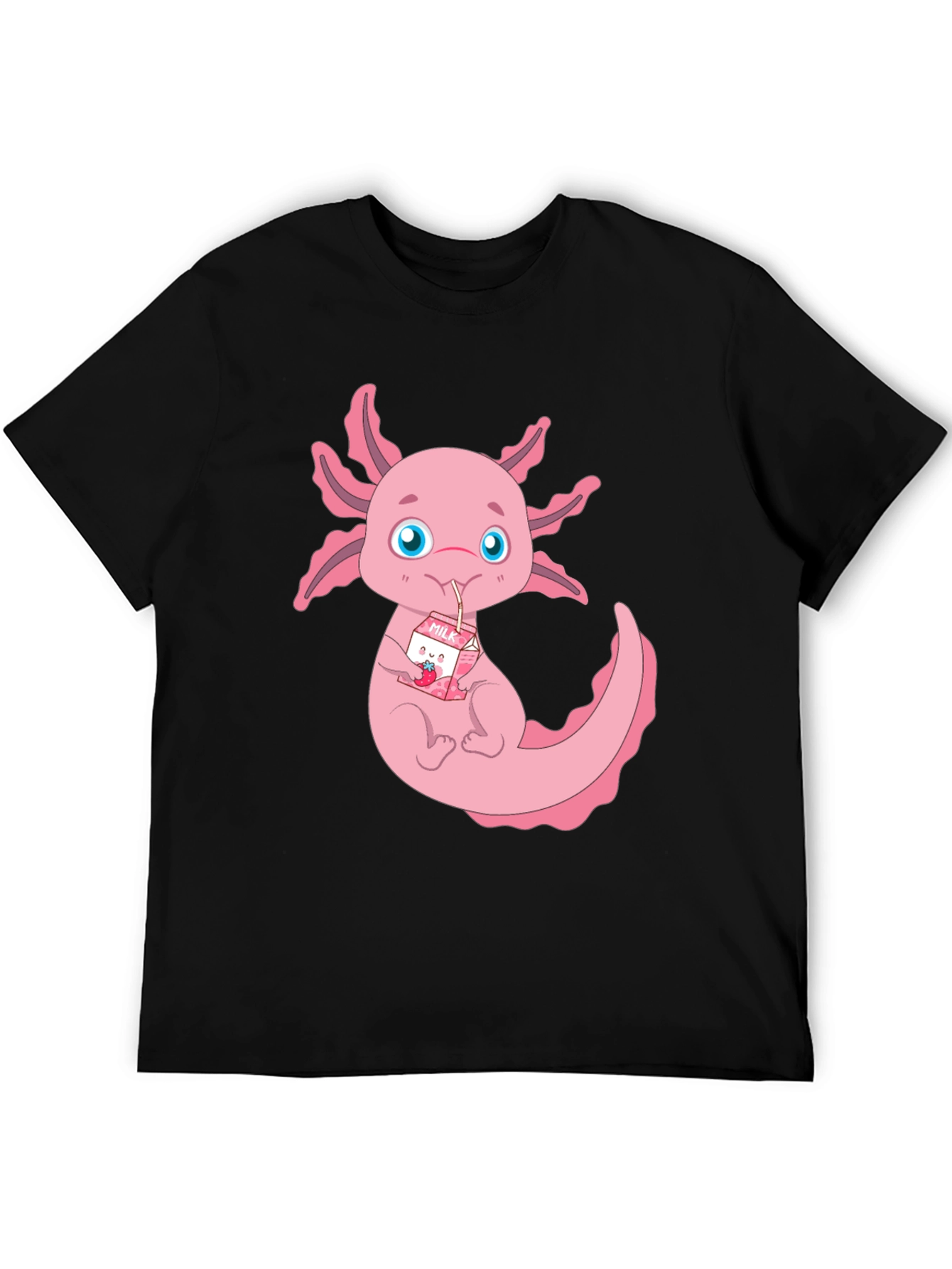 Axolotl Milk T-Shirt - Cute Kawaii Animal Tee