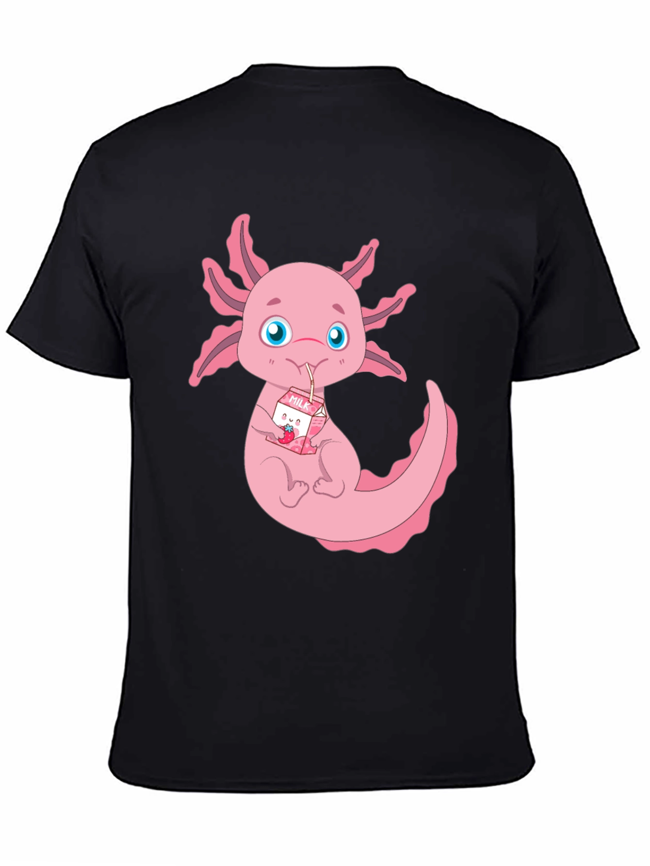 Axolotl Milk T-Shirt - Cute Kawaii Animal Tee