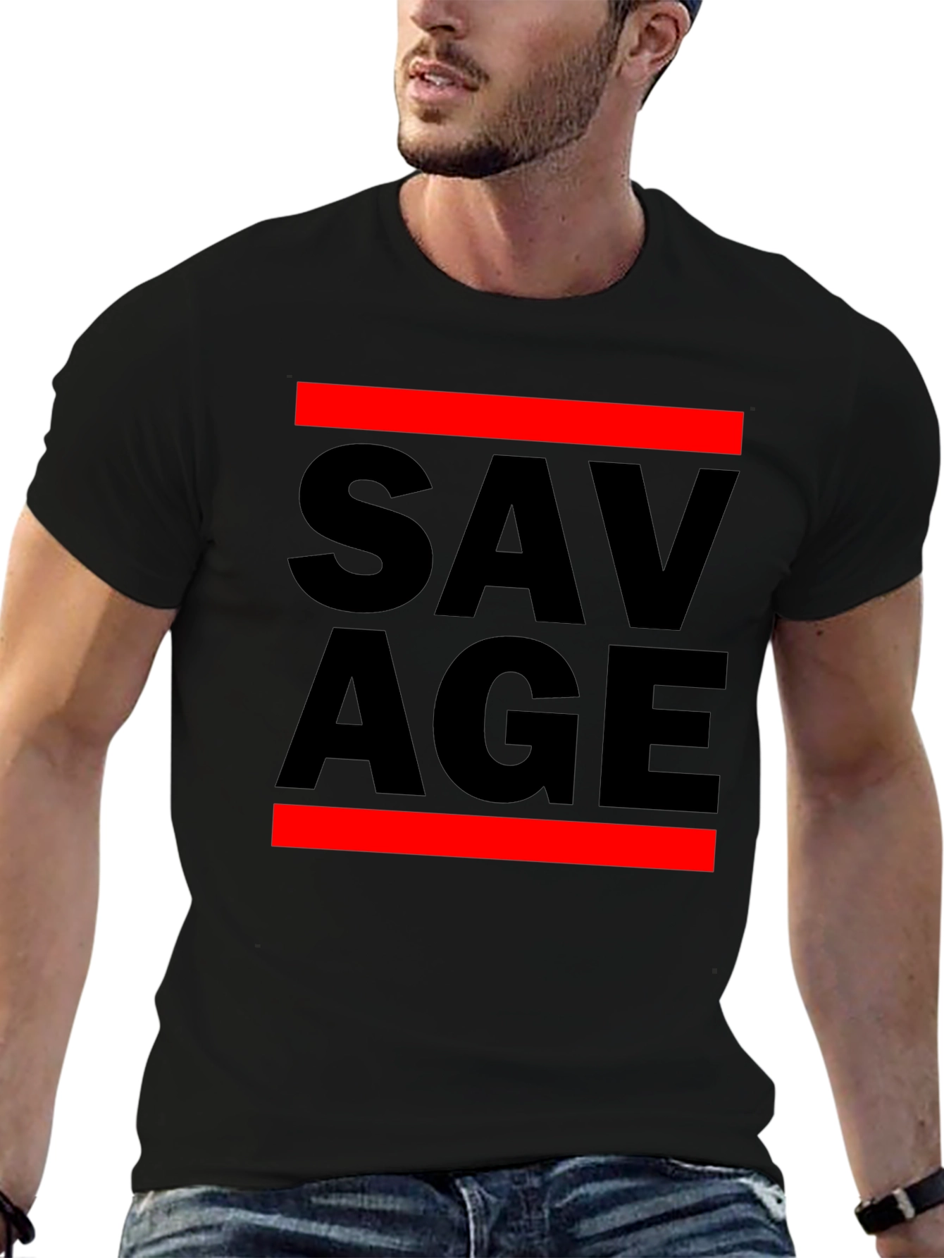 Savage Graphic T-Shirt - Bold Statement Tee
