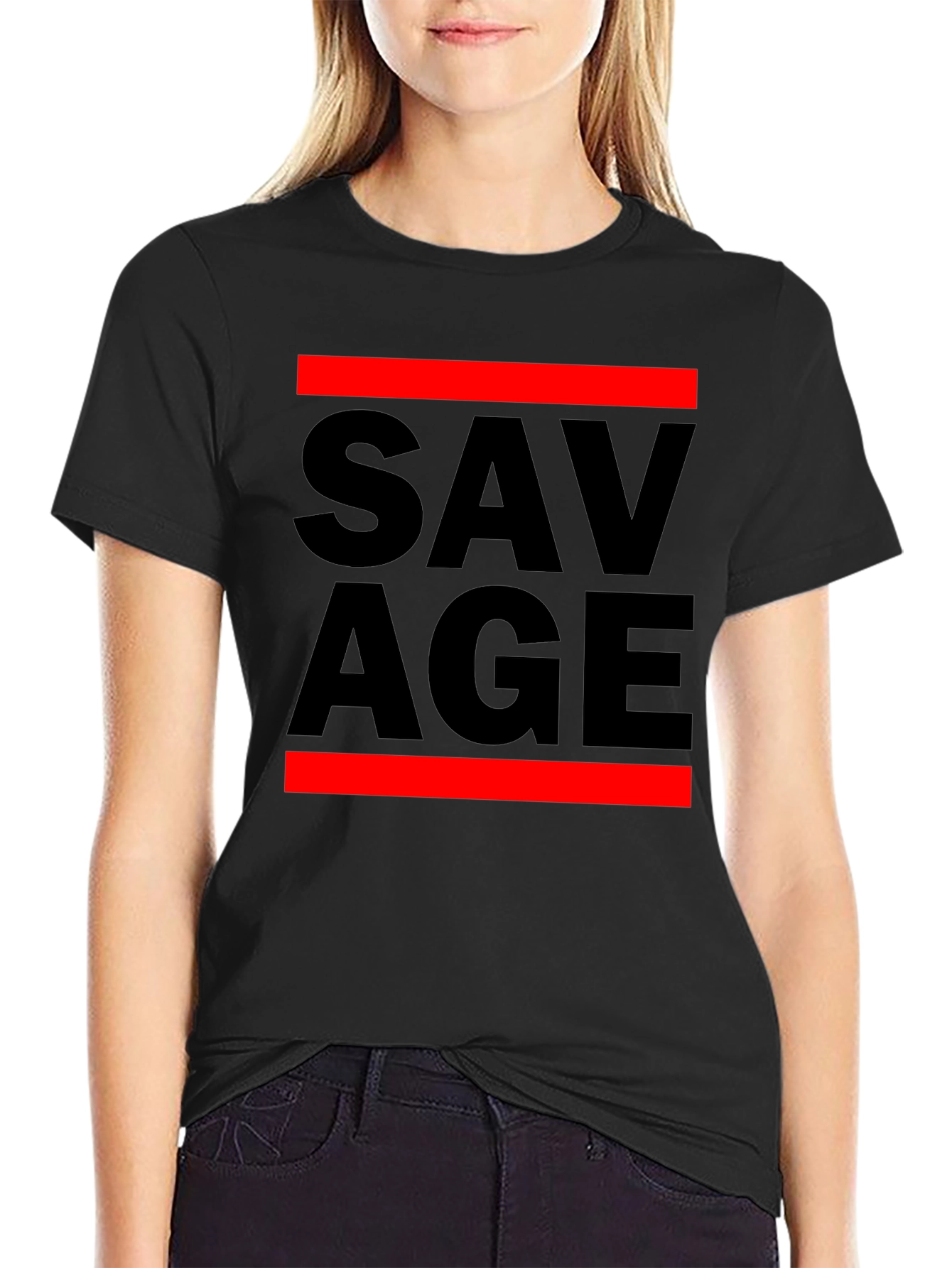 Savage Graphic T-Shirt - Bold Statement Tee