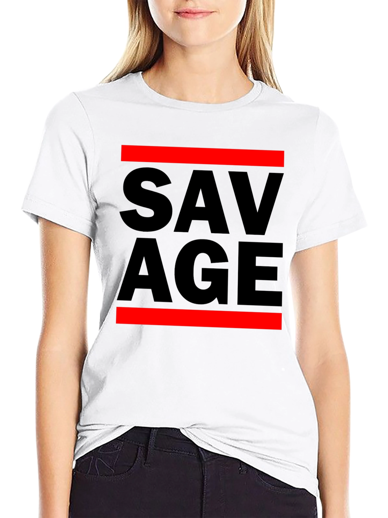 Savage Graphic T-Shirt - Bold Statement Tee