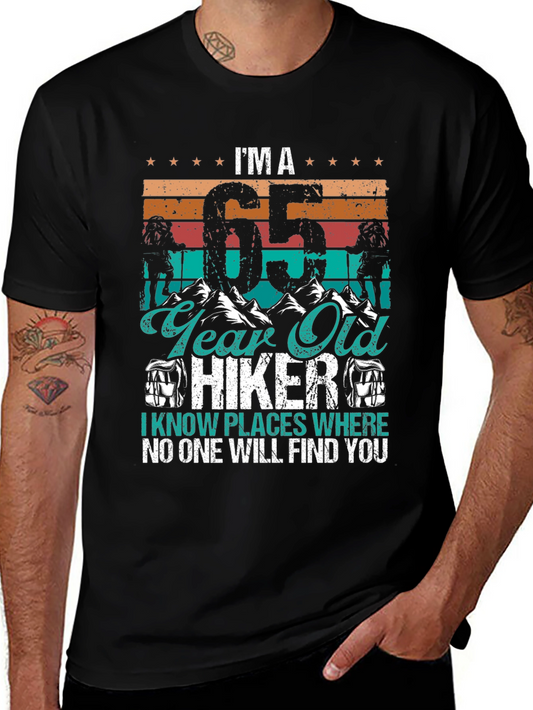 65 Year Old Hiker T-Shirt