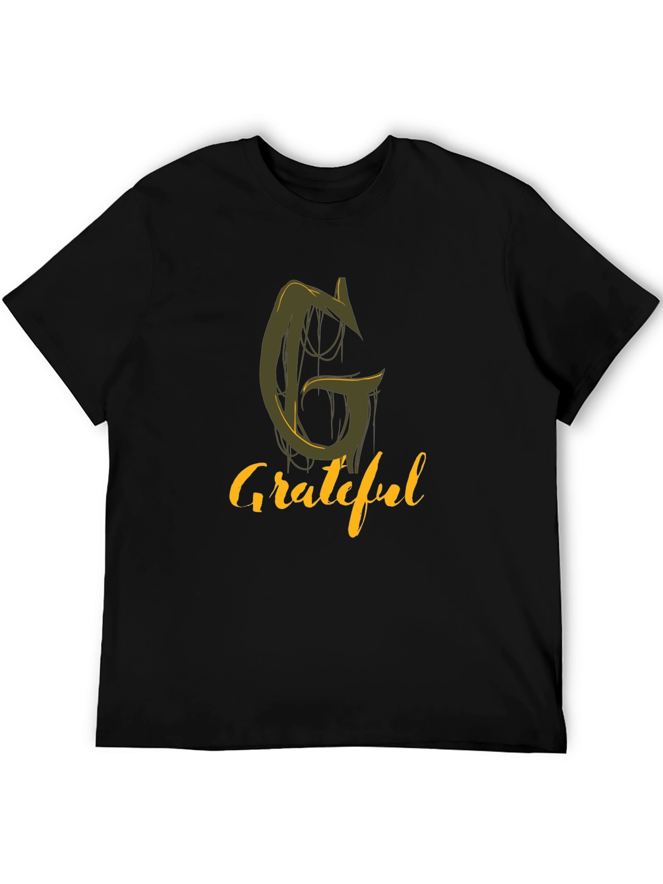 Grateful Graphic Tee - Stylish Black T-Shirt