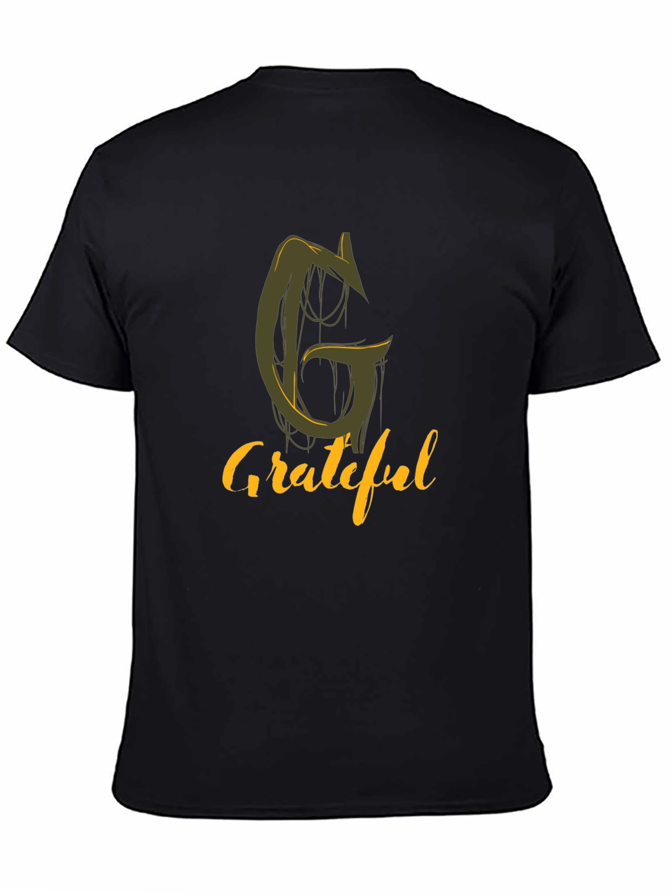 Grateful Graphic Tee - Stylish Black T-Shirt